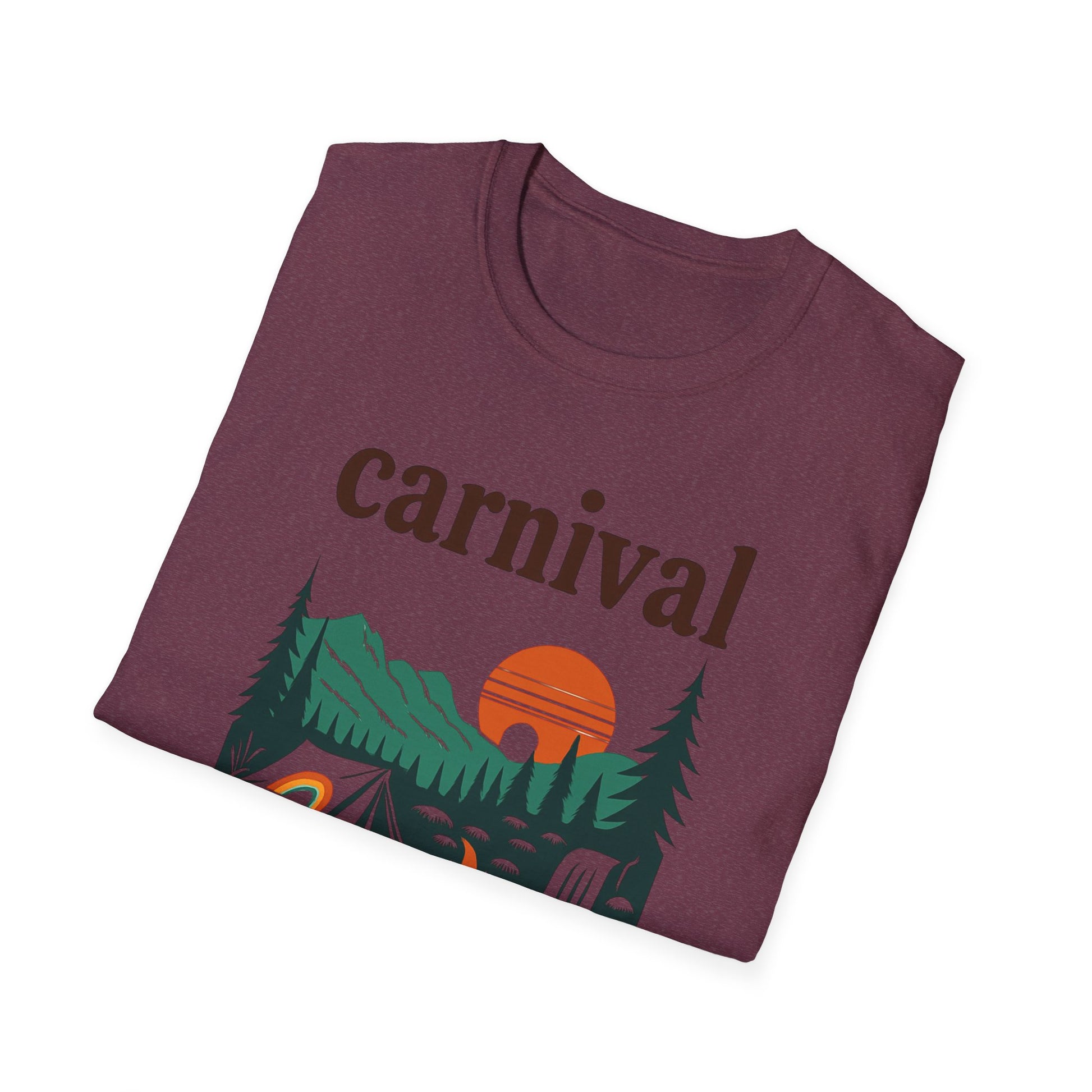 ProvinceTown maCarnival Graphic T-Shirt, Vintage Camping Tee, Unisex Softstyle Shirt, Festival , Summer Adventure Wear, Gift for Travelers