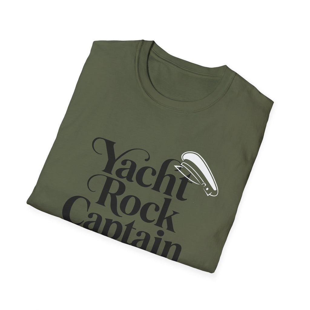 Yacht Rock Captain gift T-Shirt, Retro 70s Music Tee, Vintage Sailboat Shirt, Nautical Captain Top, Boating Apparel, Yachting Gift Unisex