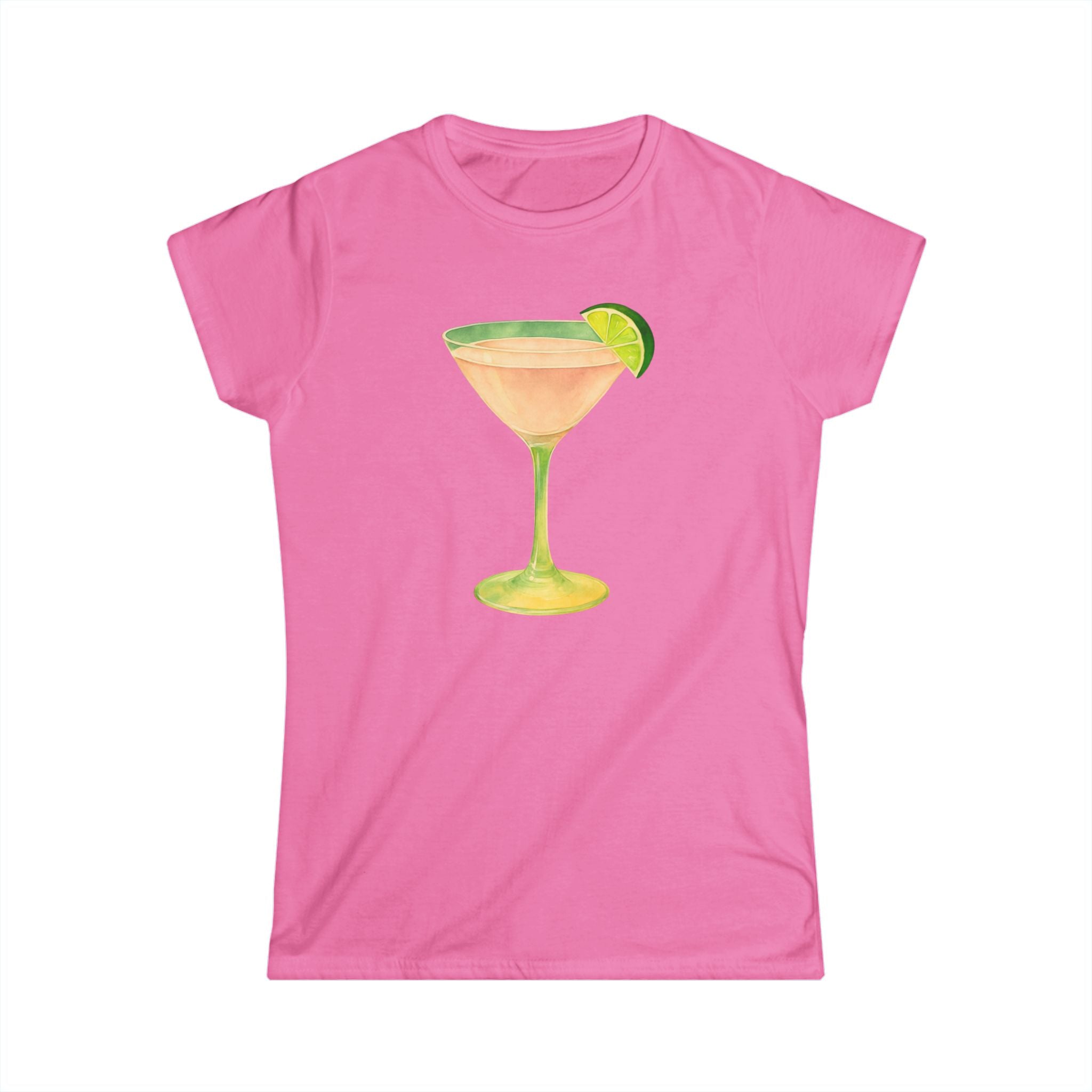 Cosmopolitan Cosmo Cocktail Party Women's Softstyle Tee, Bachelorette Party Vibes Shirt, Boozy Gifts for Her, Cocktail Lover Gift, Party