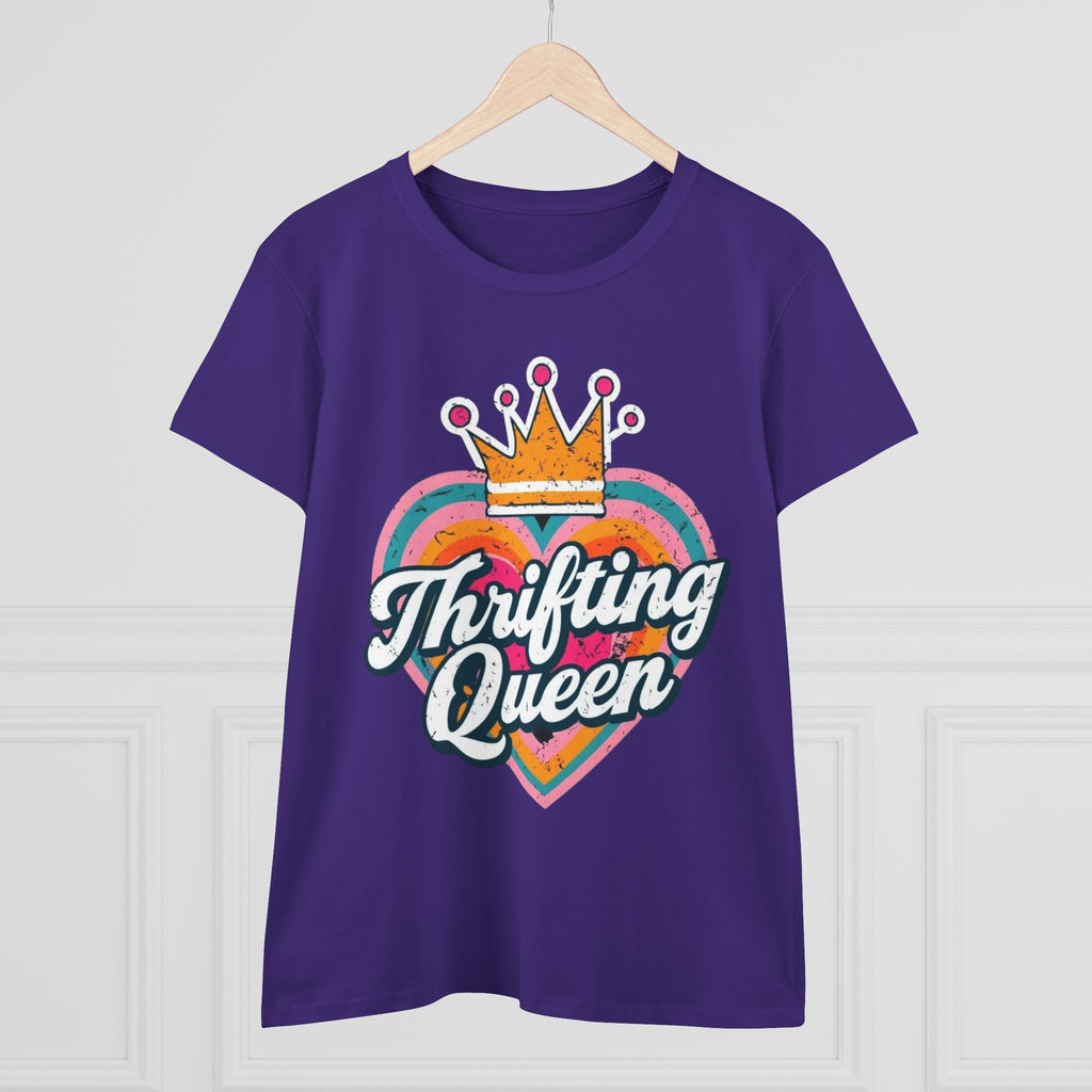 T-Shirt, Thrifting Queen, Upcycle, Recycle, Reuse, Vintage, Women's Tee Shirt