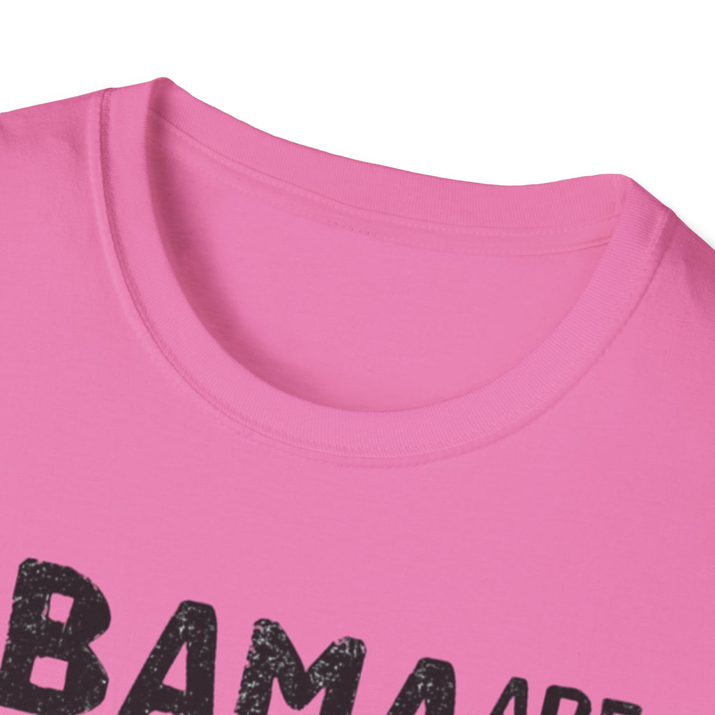 Obama are you coming home? Funny Political T-Shirt, Unisex Softstyle Tee, Humorous Gift. Quirky Apparel, Casual Wear