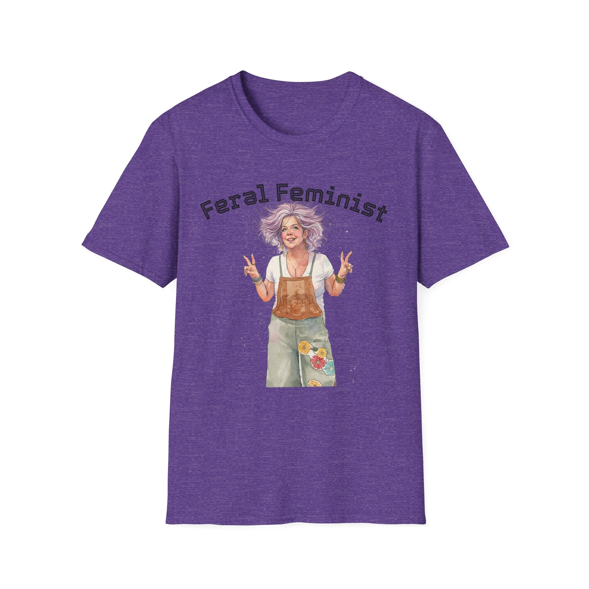 Feral Feminist Boho T-Shirt — Hippie Feminist Graphic Tee