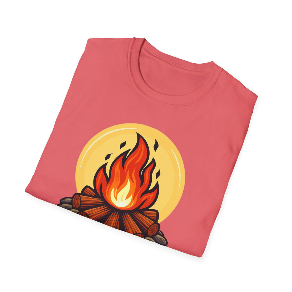 Outdoorsy Pride Unisex T-Shirt, Camping Tee, LGBTQ+ Apparel, Summer Festival Shirt, Queer Outdoor Adventure Top, Gift for Campers