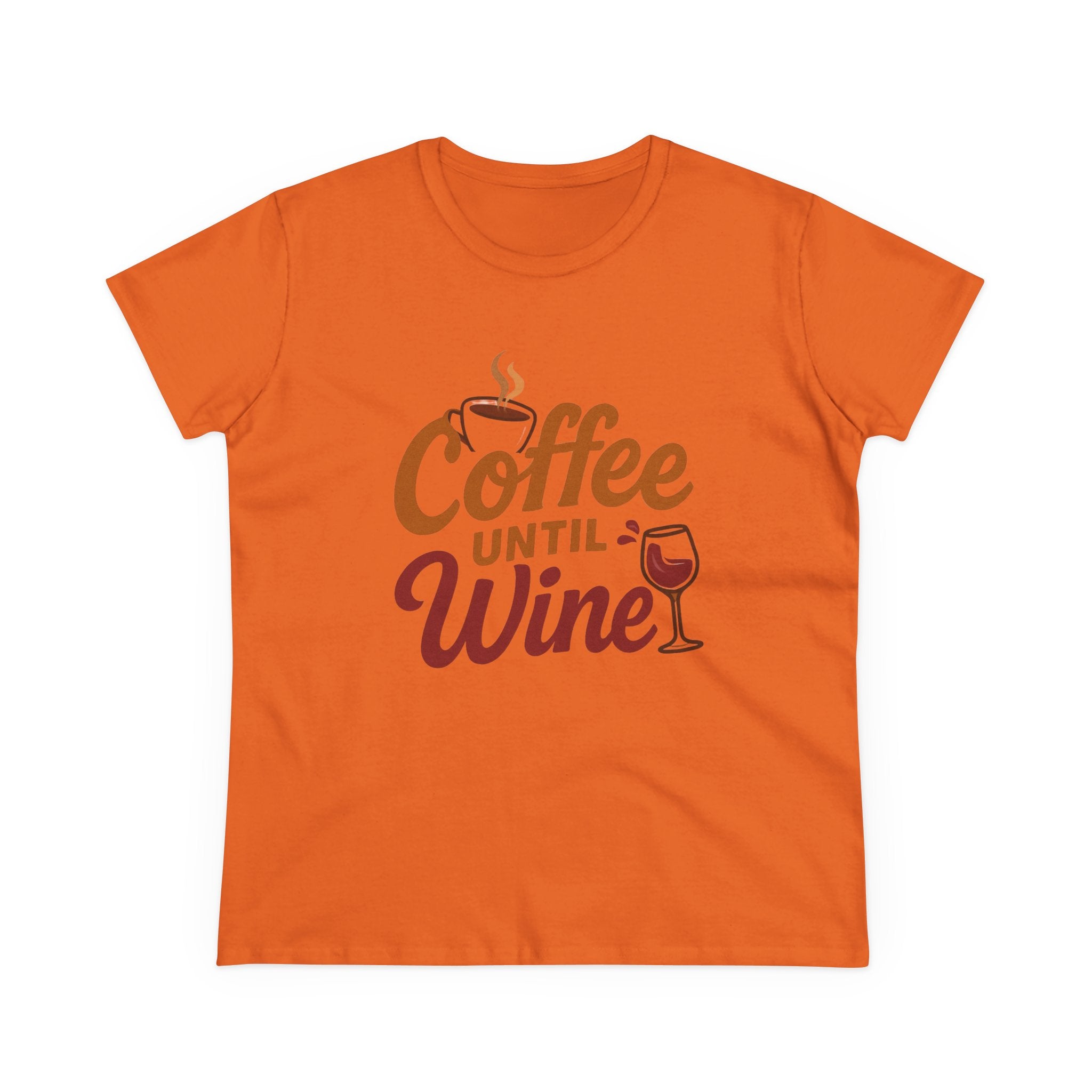 Coffee until wine tshirt coffee lovers wine lovers gift for her cozy, Women's Tee, Graphic Tee, Coffee Shirt, Wine Shirt, Funny Shirt