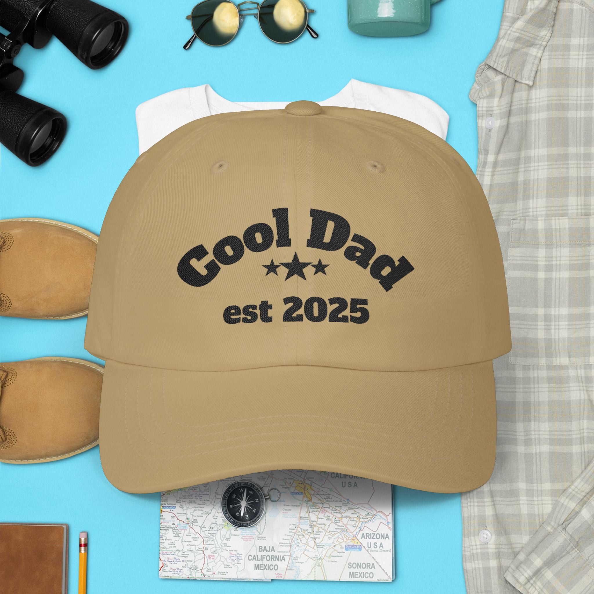 Personalized Embroidered Dad Cap — Customize your Text Hat