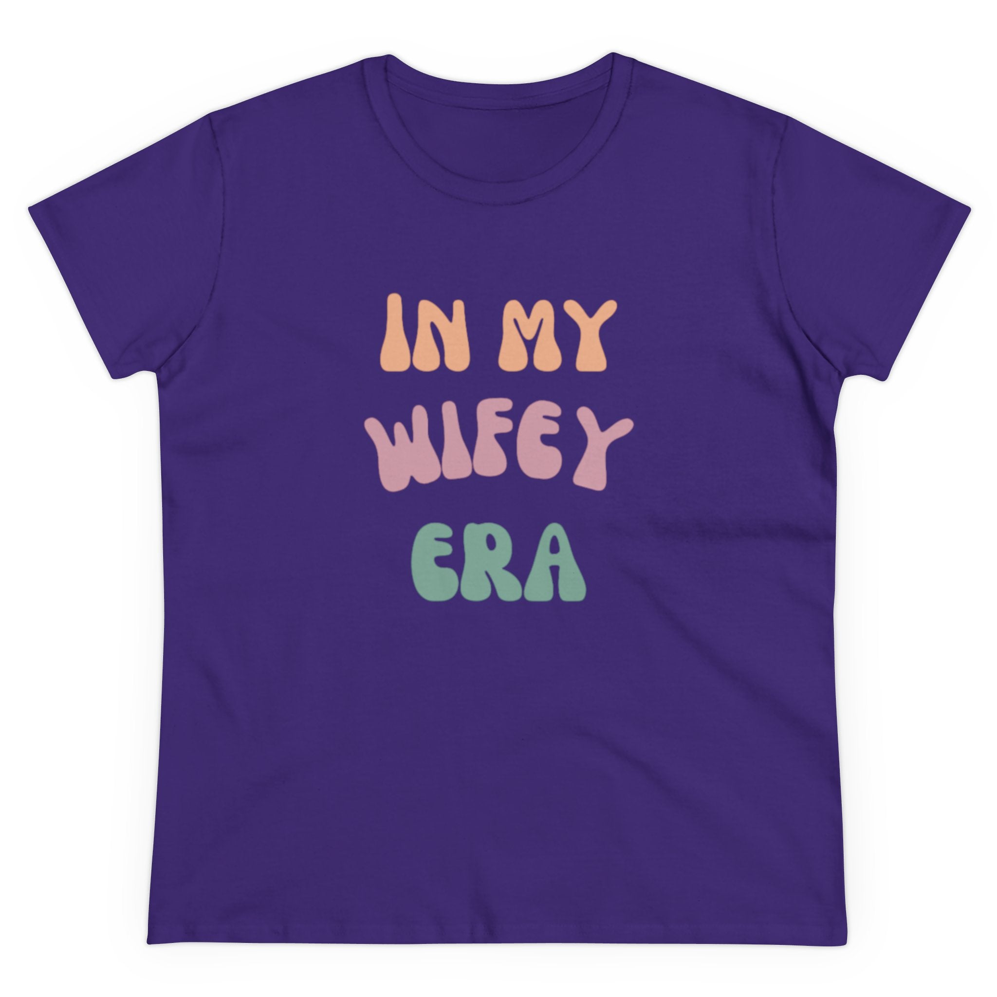 T-Shirt - Women's Midweight Cotton Tee with 'In My Wifey Era' Design