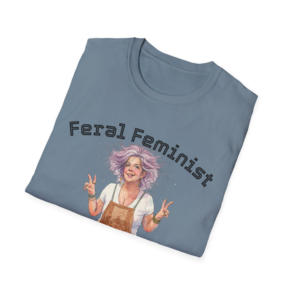 Feral Feminist Boho T-Shirt — Hippie Feminist Graphic Tee