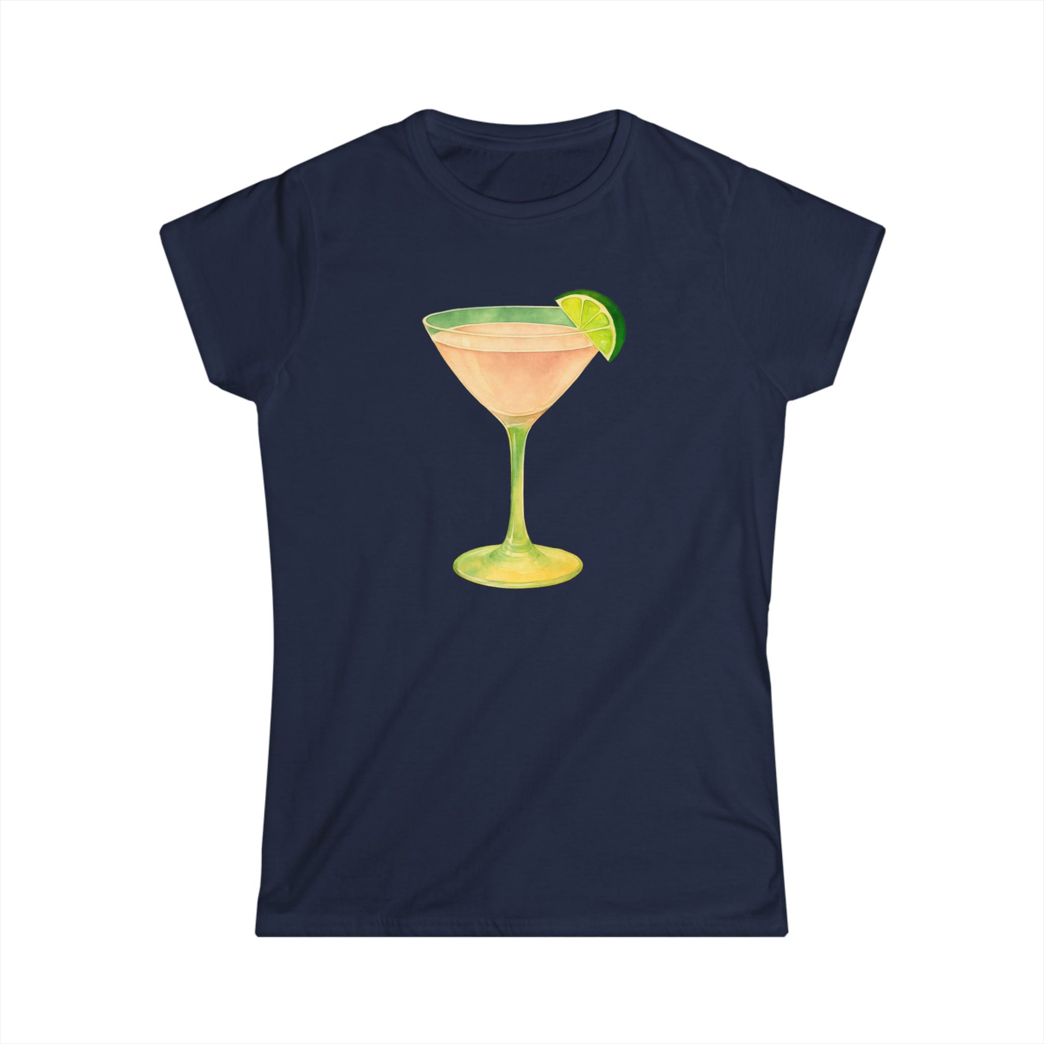 Cosmopolitan Cosmo Cocktail Party Women's Softstyle Tee, Bachelorette Party Vibes Shirt, Boozy Gifts for Her, Cocktail Lover Gift, Party