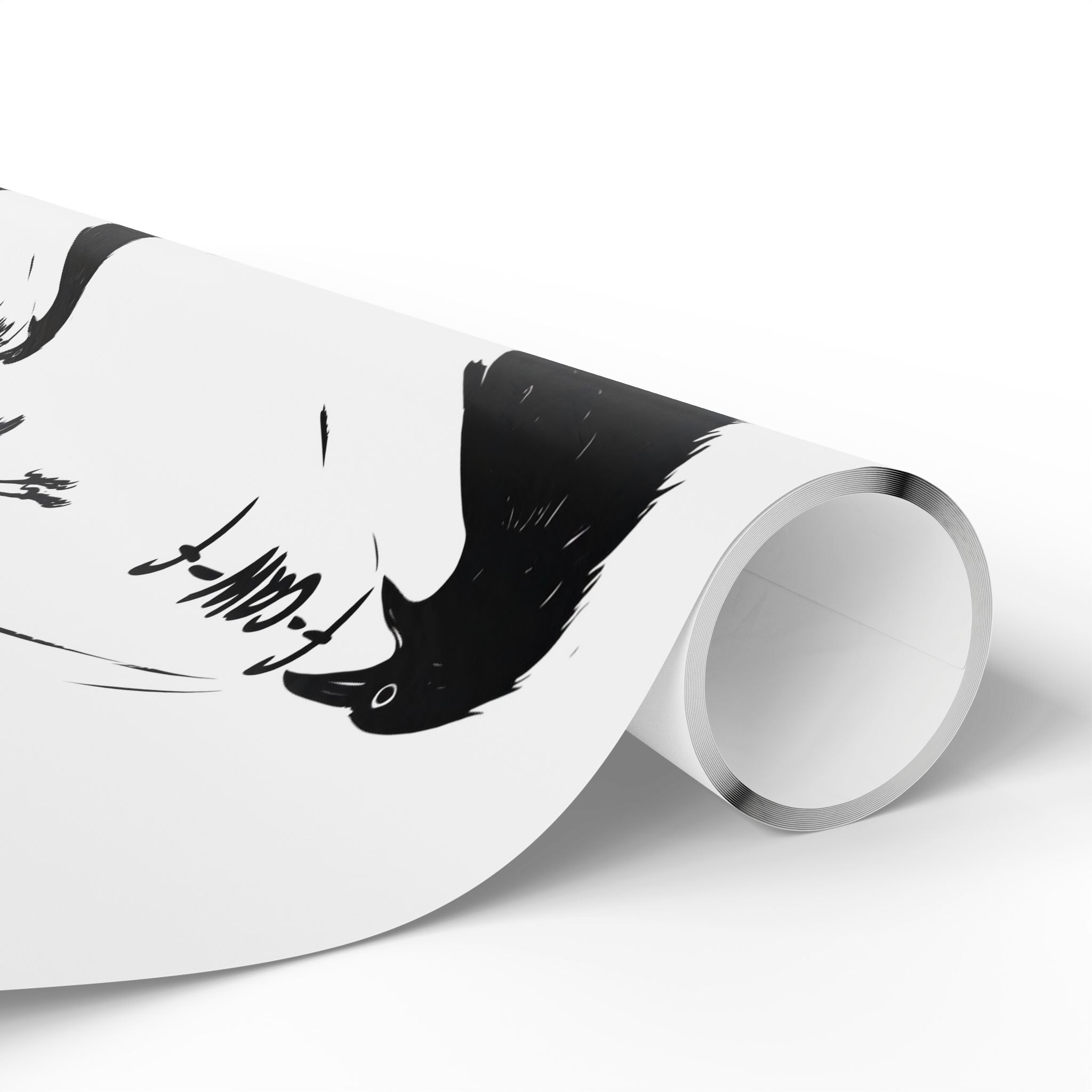 F-Caw-F. F*ck Off! Crow Wrapping Paper funny, sarcastic, crow, lover, edgy, wrapping, and gift paper
