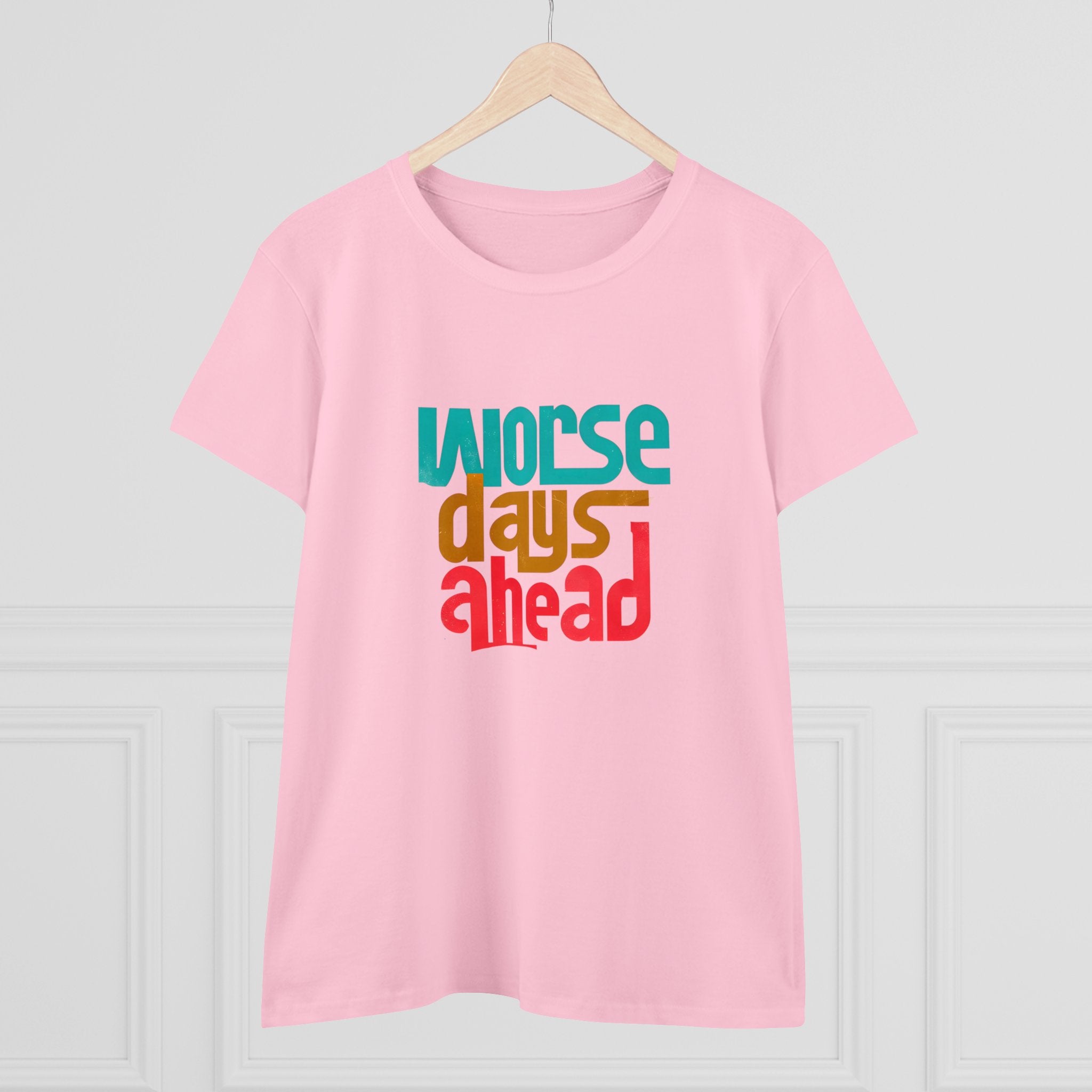 Worse Days Ahead Graphic Tee, Funny T-Shirt, Sarcastic Women's Shirt, Casual Cotton Tee, Introvert Gift, Minimalist Top