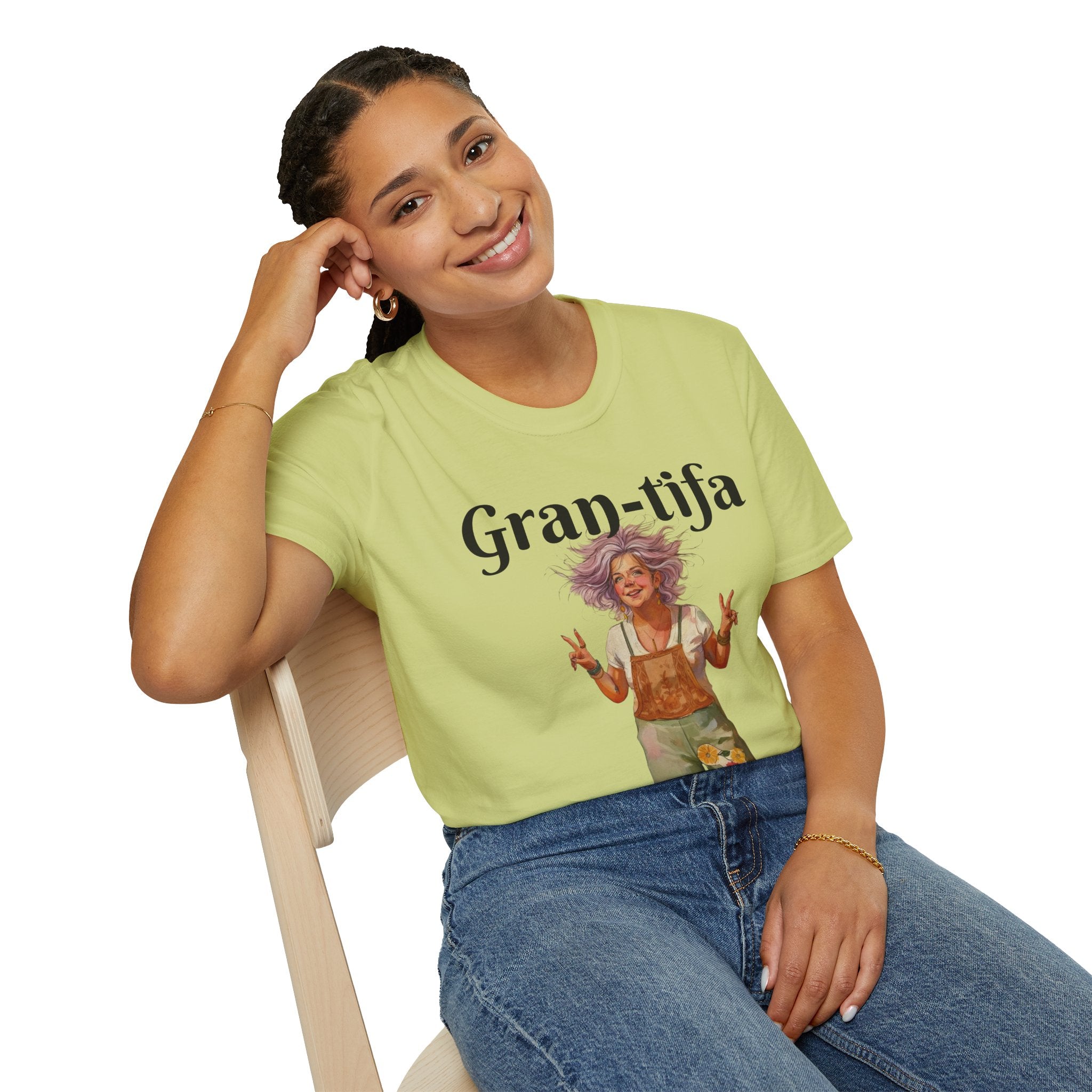 Gran-tifa Anti-Fascist T-Shirt — Political Activist Tee Grandma gift