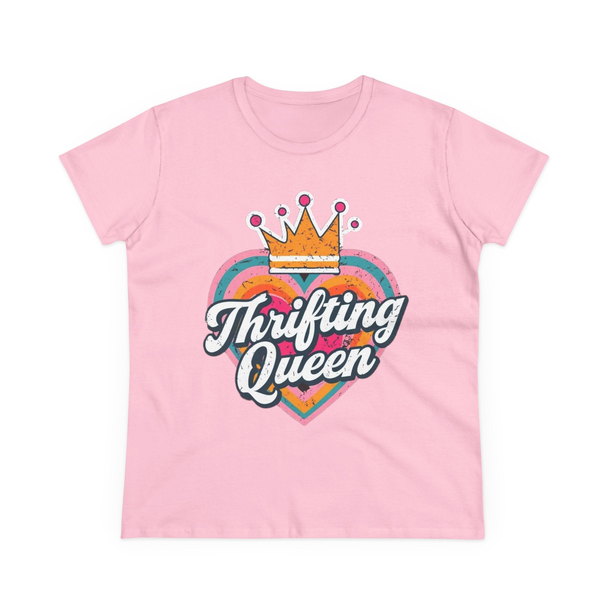 T-Shirt, Thrifting Queen, Upcycle, Recycle, Reuse, Vintage, Women's Tee Shirt