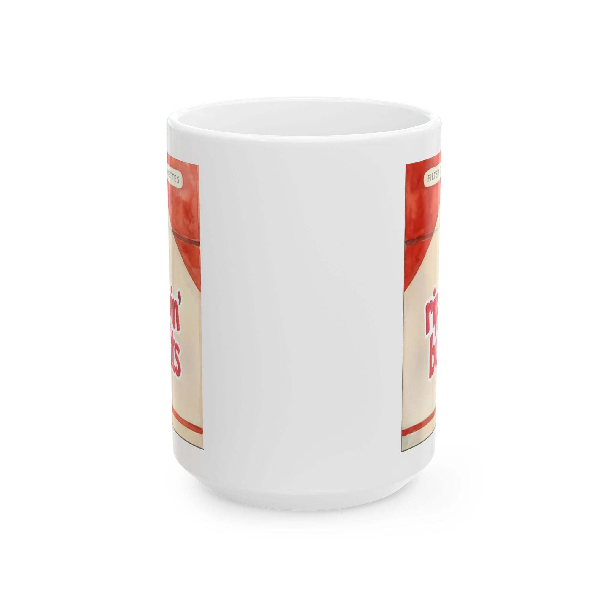 Ceramic Mug, Ripping Butts smokers humor gifts for her and him edgy humor cigarettes, Funny Coffee Cup, Sarcastic Tea Mug, Unique Novelty