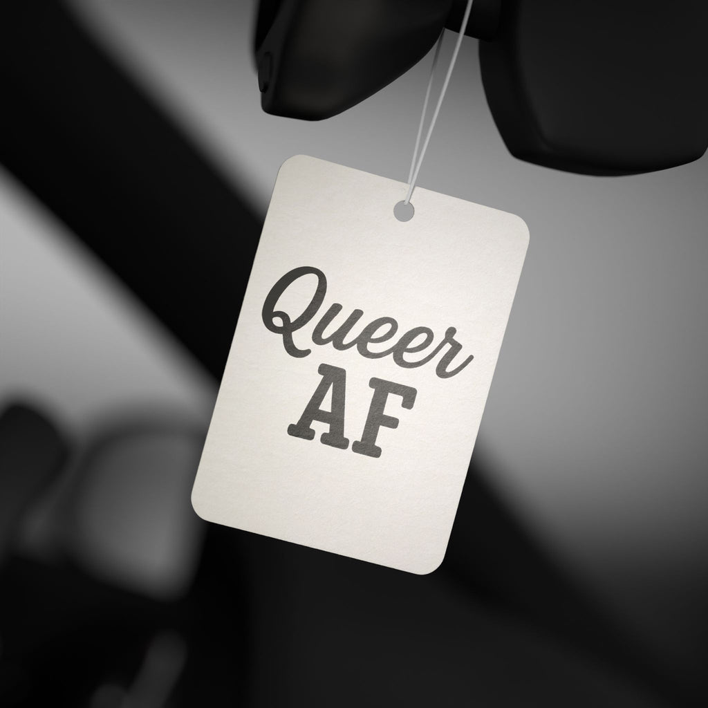 Car Air Freshener — "Queer AF" Scented Pride Car Accessory