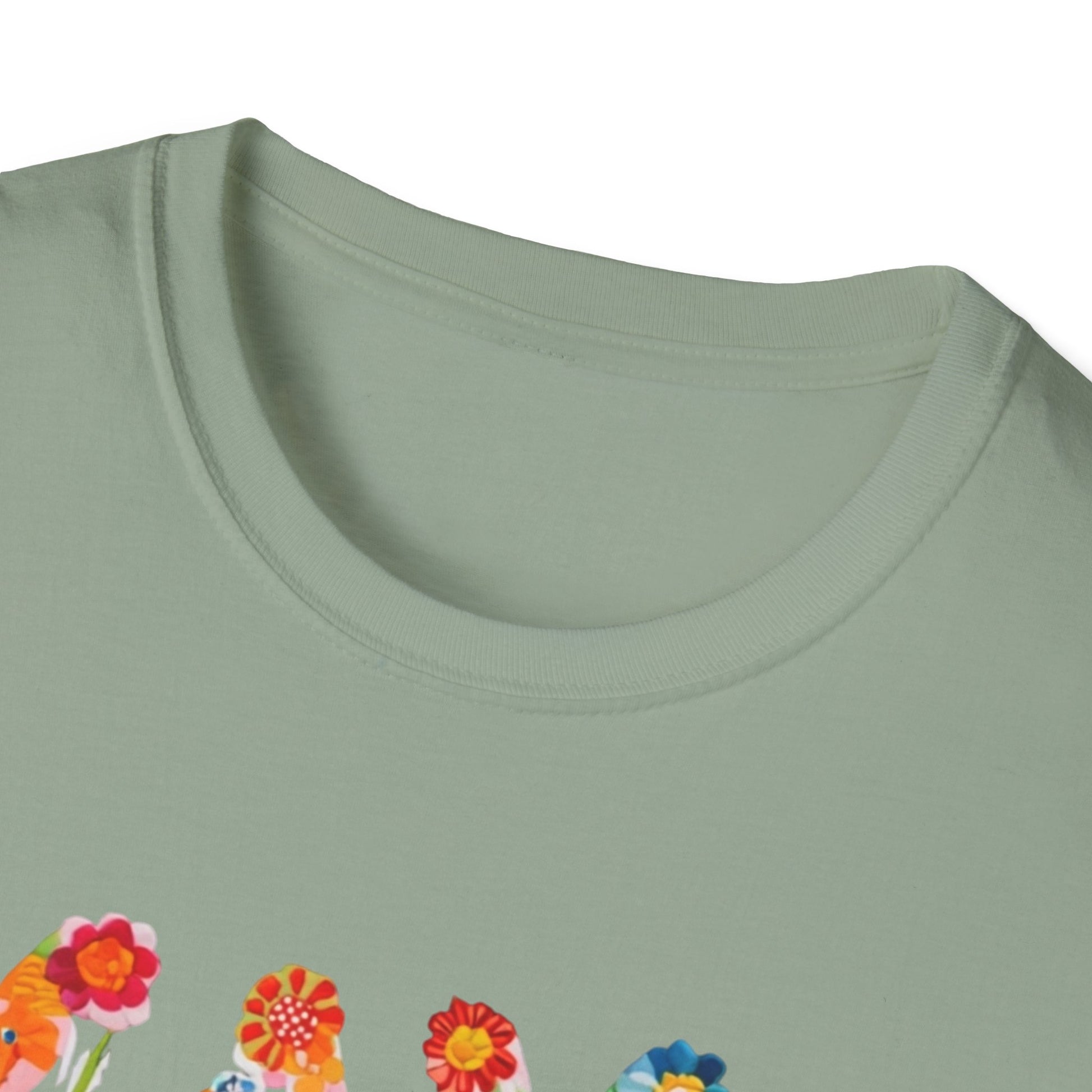 Floral Mama T-Shirt, Mother's Gift, Unisex Tee, Spring Fashion, Handmade Shirt, Gift for Mom, Cute Floral Tee new mom gift