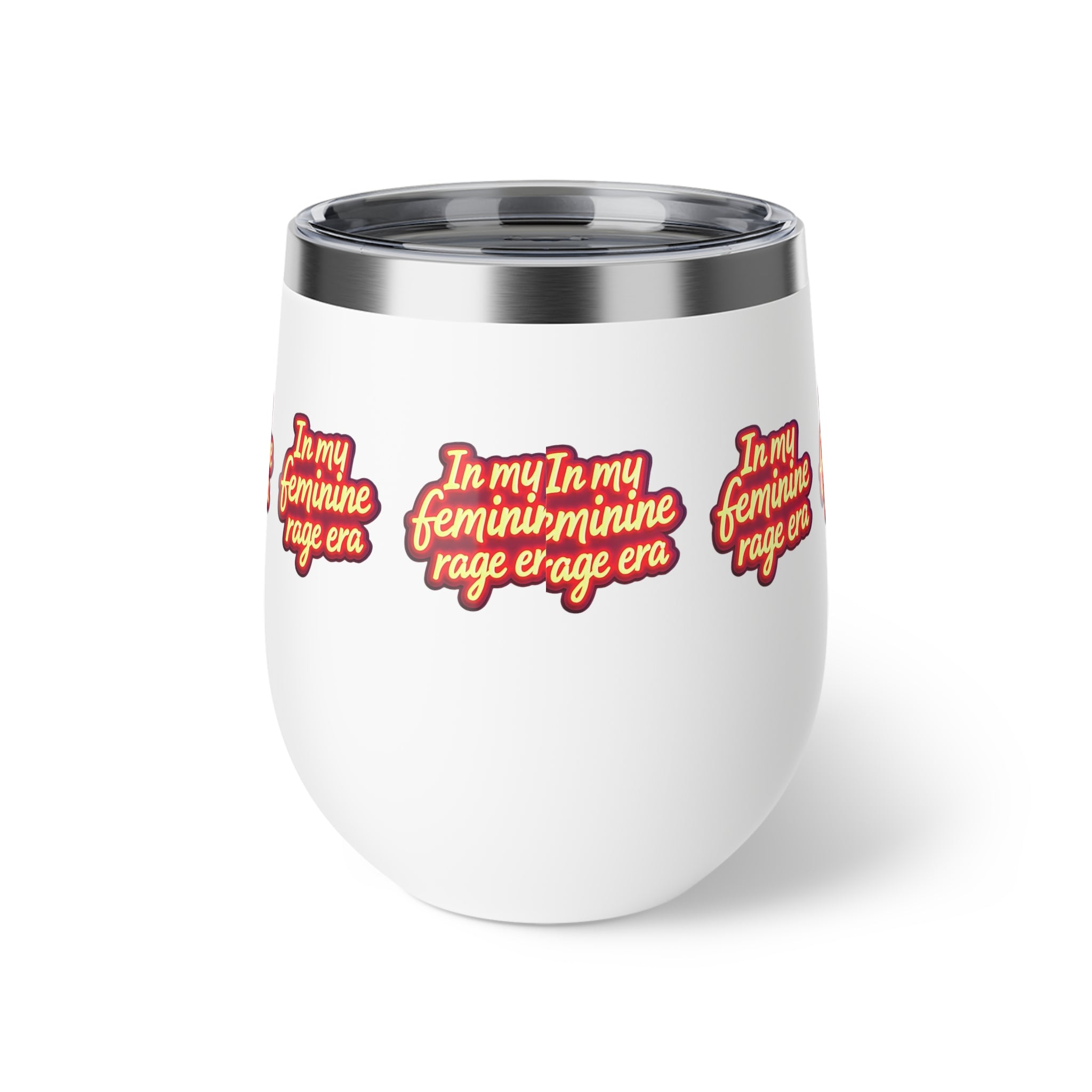 In My Feminine Rage Era Mug - Copper Vacuum Insulated Cup, 12oz - In My Feminine Rage Era  womans rights anti Trump social justice gift