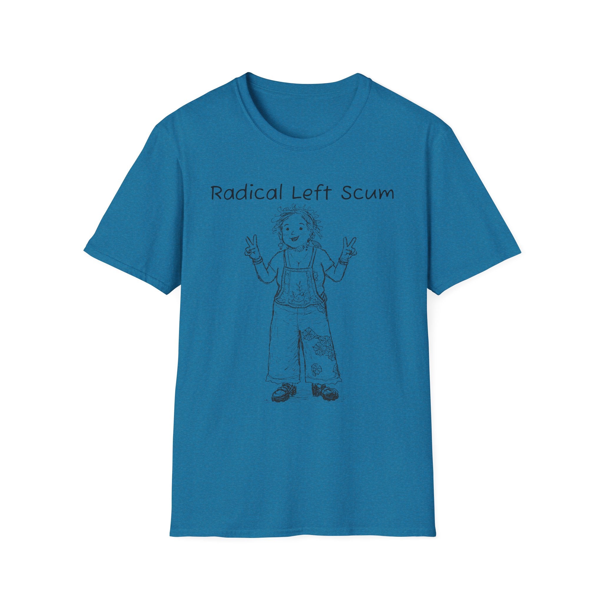 Radical Left Scum T-Shirt — Provocative Political Graphic Tee Anti Trump Streetwear