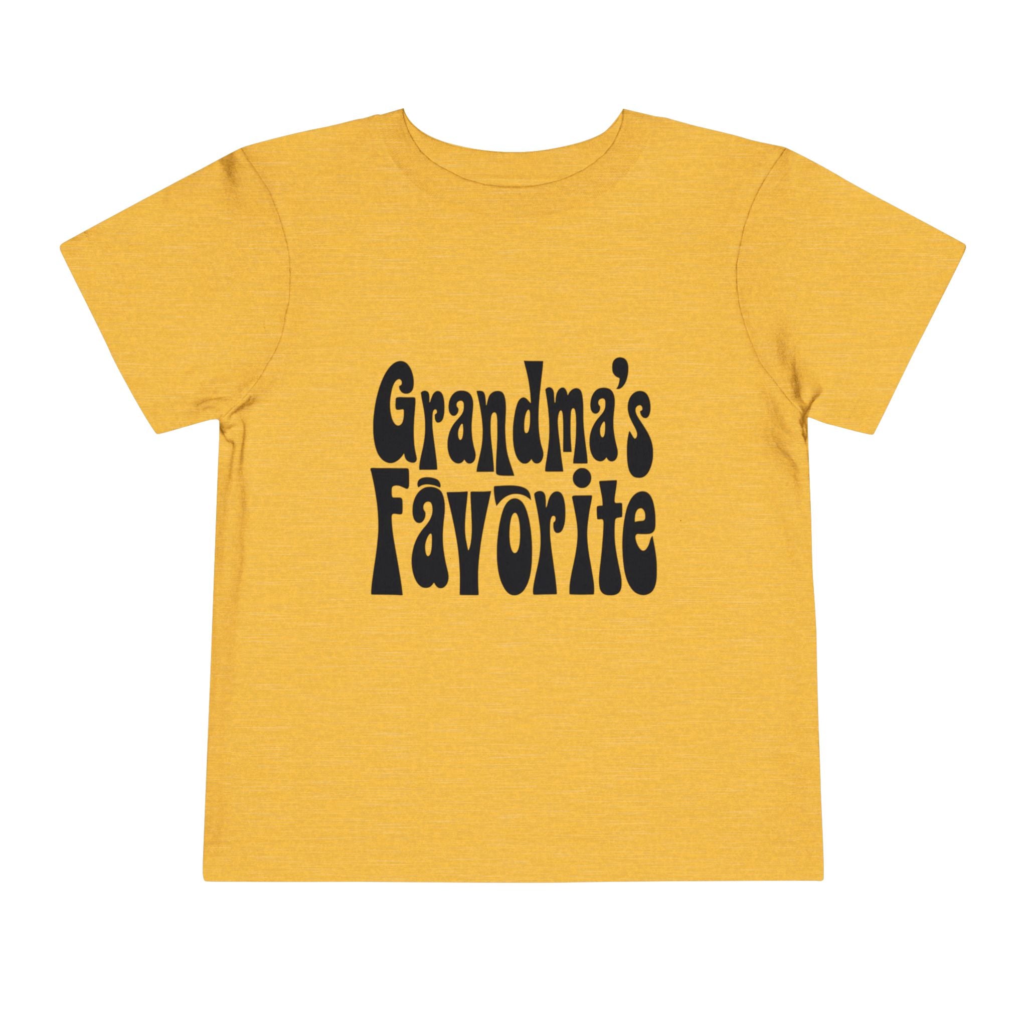 Grandma's Favorite Toddler Tee, Kids Tshirt, Funny Family Shirt, Grandmother Gift, Birthday Present