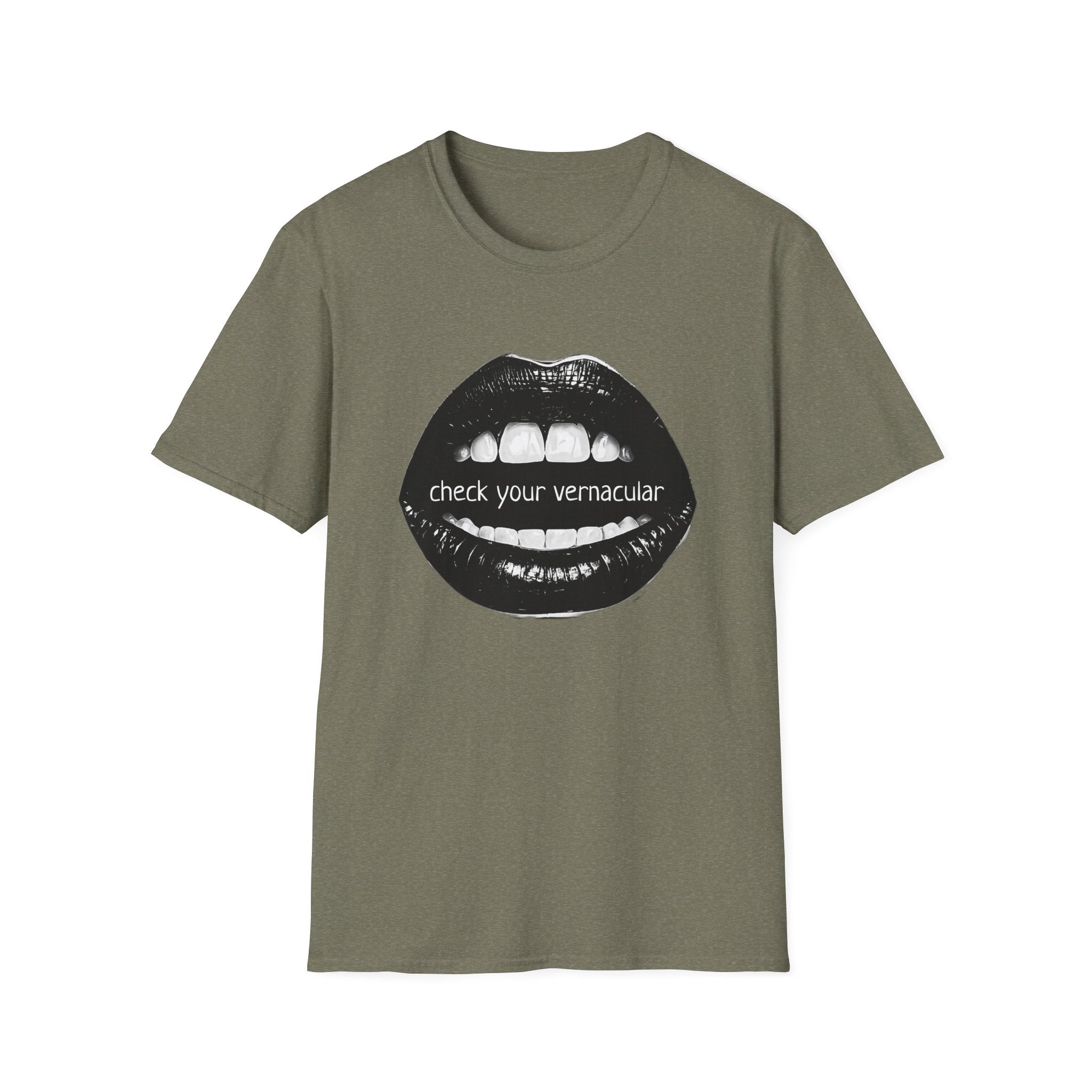 90s Music Lovers Gift Unisex Softstyle T-Shirt, TLC Lyrics Tee, Check Your Vernacular Shirt, Retro Music Fan Clothing, Vintage R&B Top