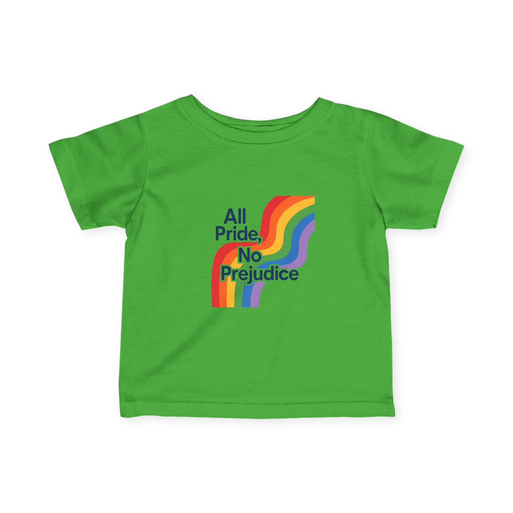 Rainbow Pride Infant Tee, Gay Rights Baby Shirt, Social Justice LGBTQ Onesie, No Prejudice Toddler Top, Pride Parade Kids Clothing