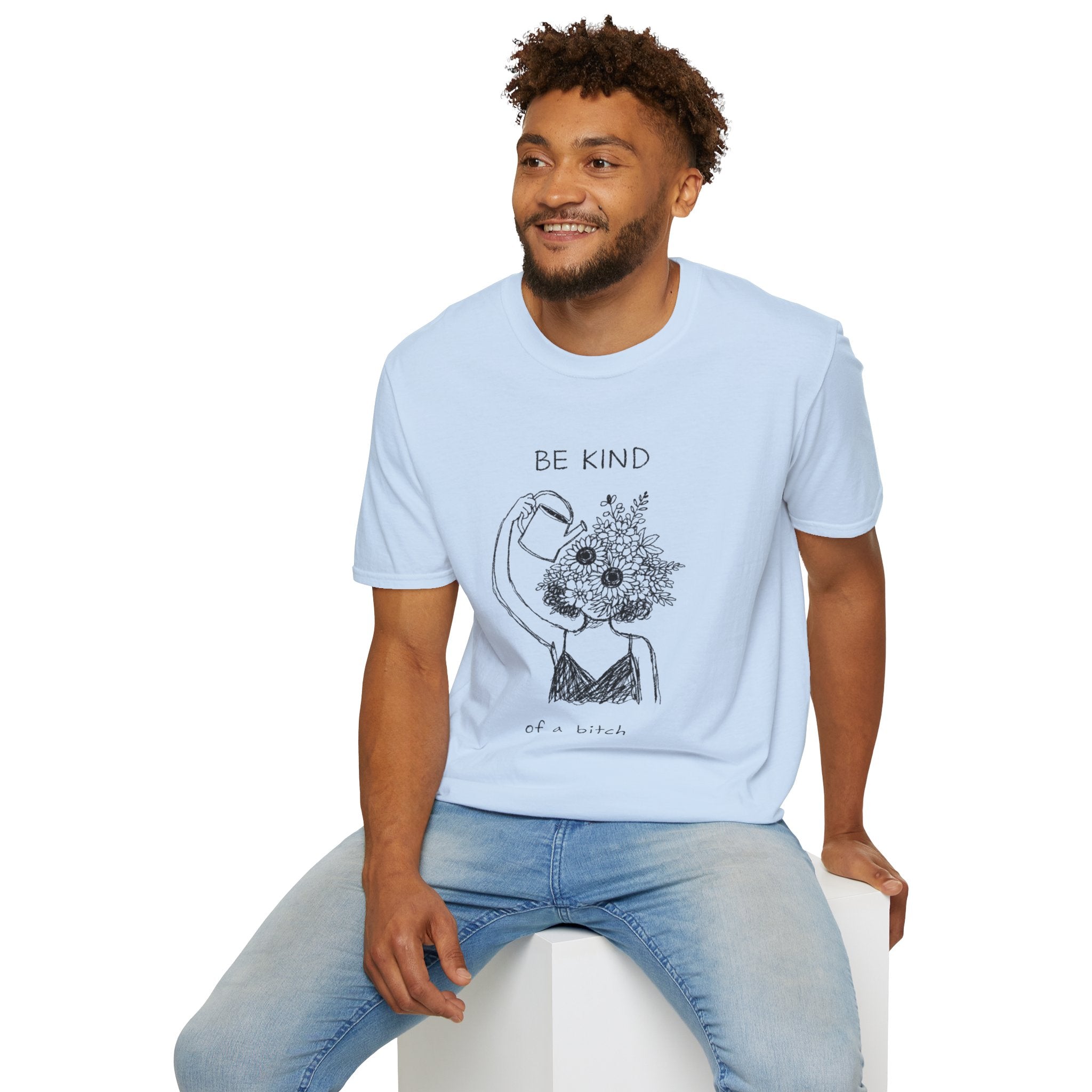 Be Kind of a Bitch Floral T-Shirt — Bold Feminine Graphic Tee