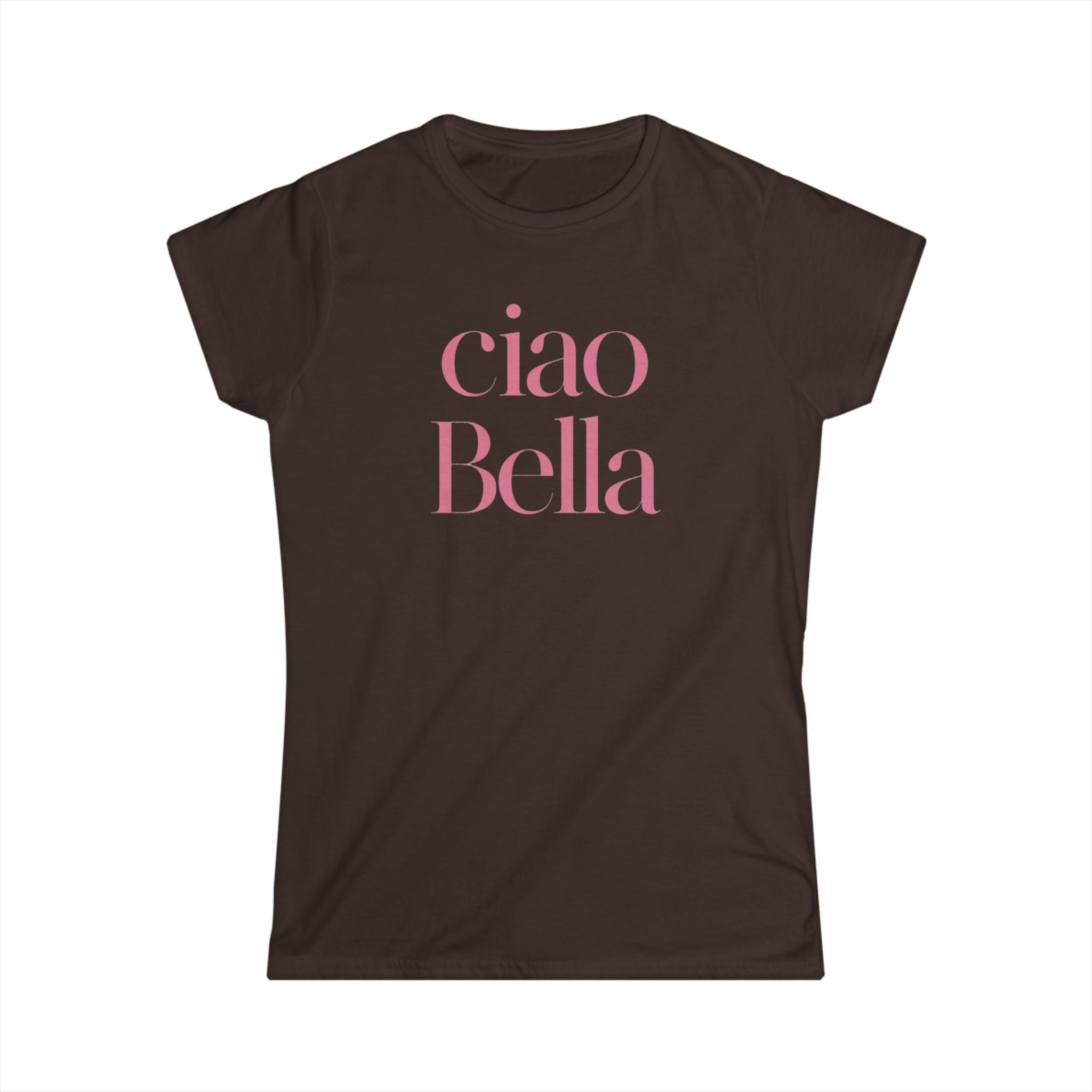 Ciao Bella Tee -hello! Fun Italian ladies fit goodbye! Beautiful girl Women's Shirt, Casual T-Shirt, Gift for Her, Stylish Tee, Cute Tops