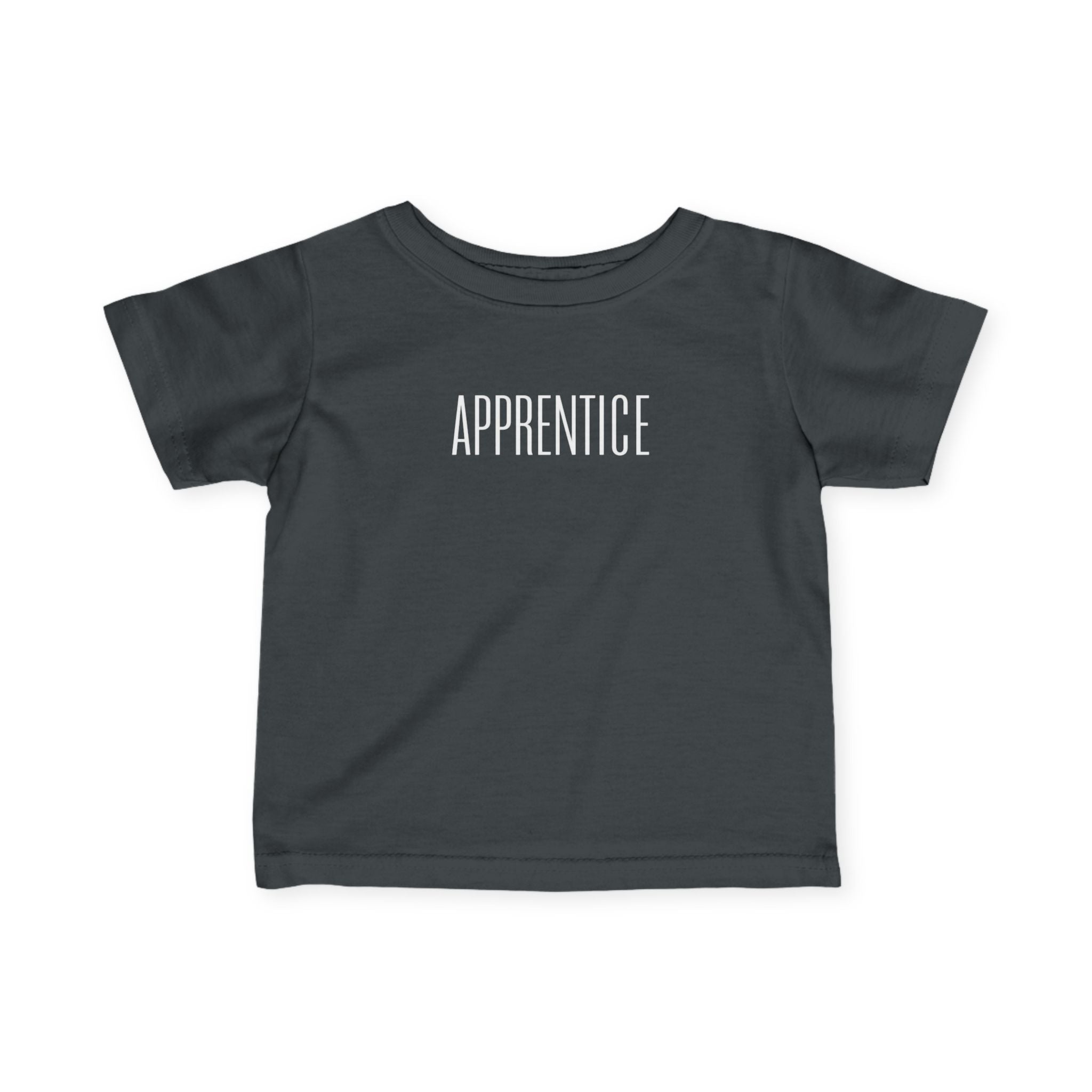 Infant Tee — 'Apprentice' Minimalist Baby Shirt (Neutral)