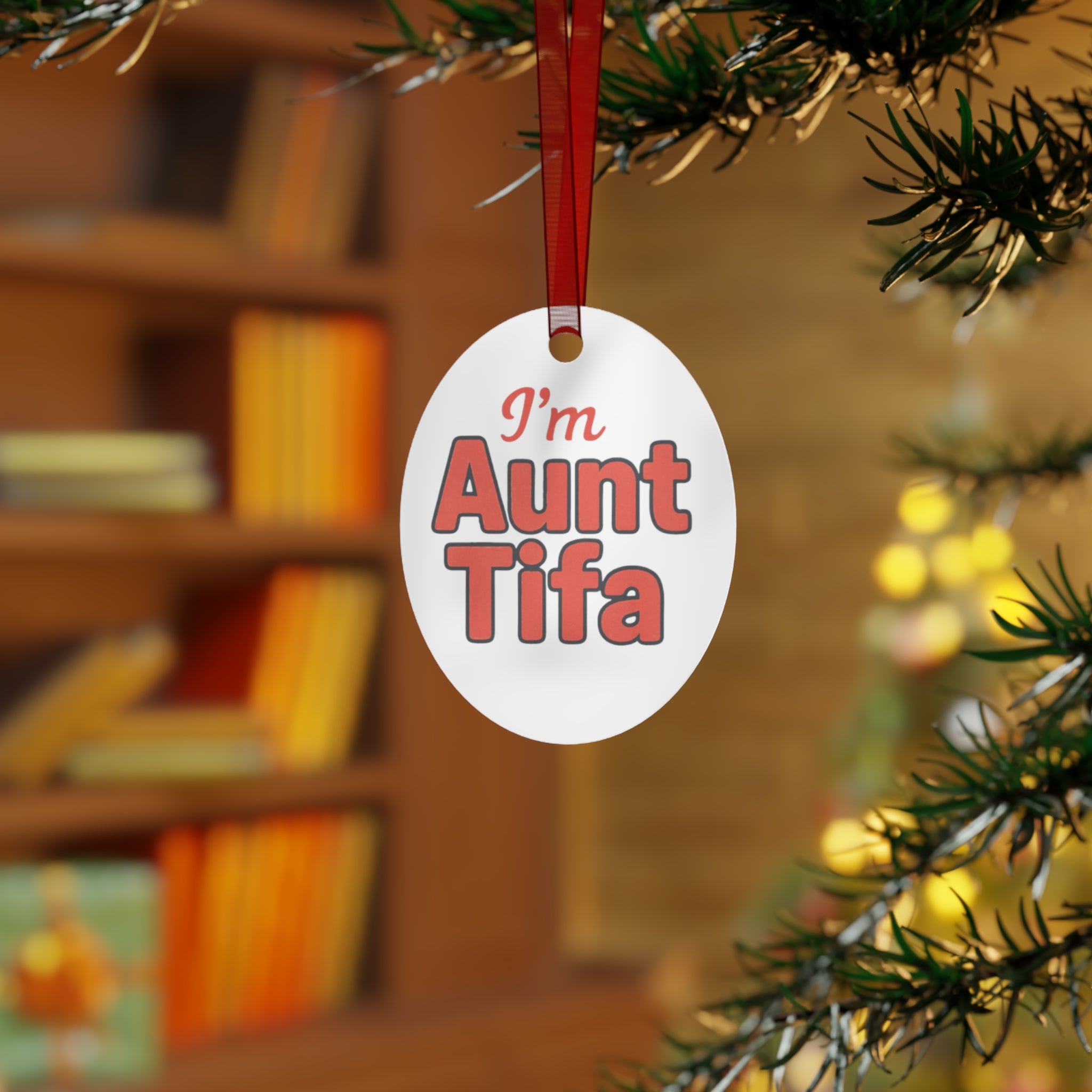 Ornament Set - Aunt Tifa Holiday Decor Anti Trump Antifa