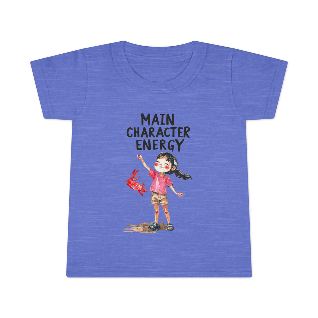 Main Character Energy Toddler T-Shirt, Playful Kids Tee, Birthday Gift, Children's Apparel, Cute Graphic Shirt