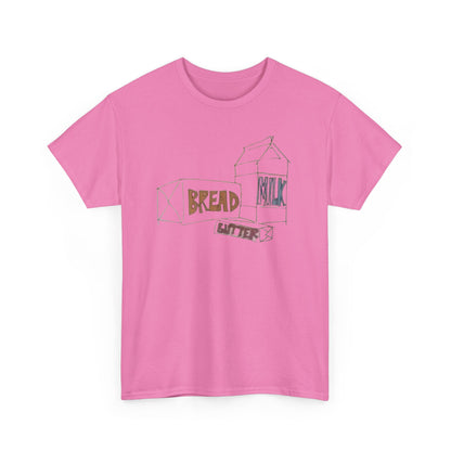 Bread Milk Butter Unisex Heavy Cotton Tee