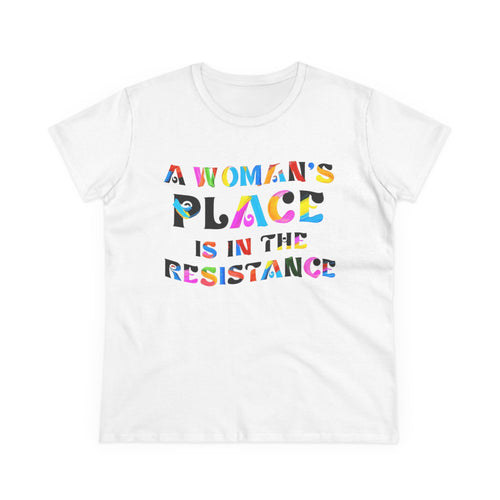 A womans place Feminist Tee, Women's Rights Shirt, Protest Activist Top, Social Justice Clothing, Feminism Tshirt No Kings