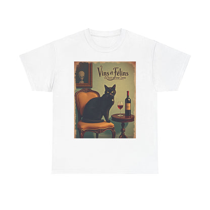 French Wine Kitty Tee