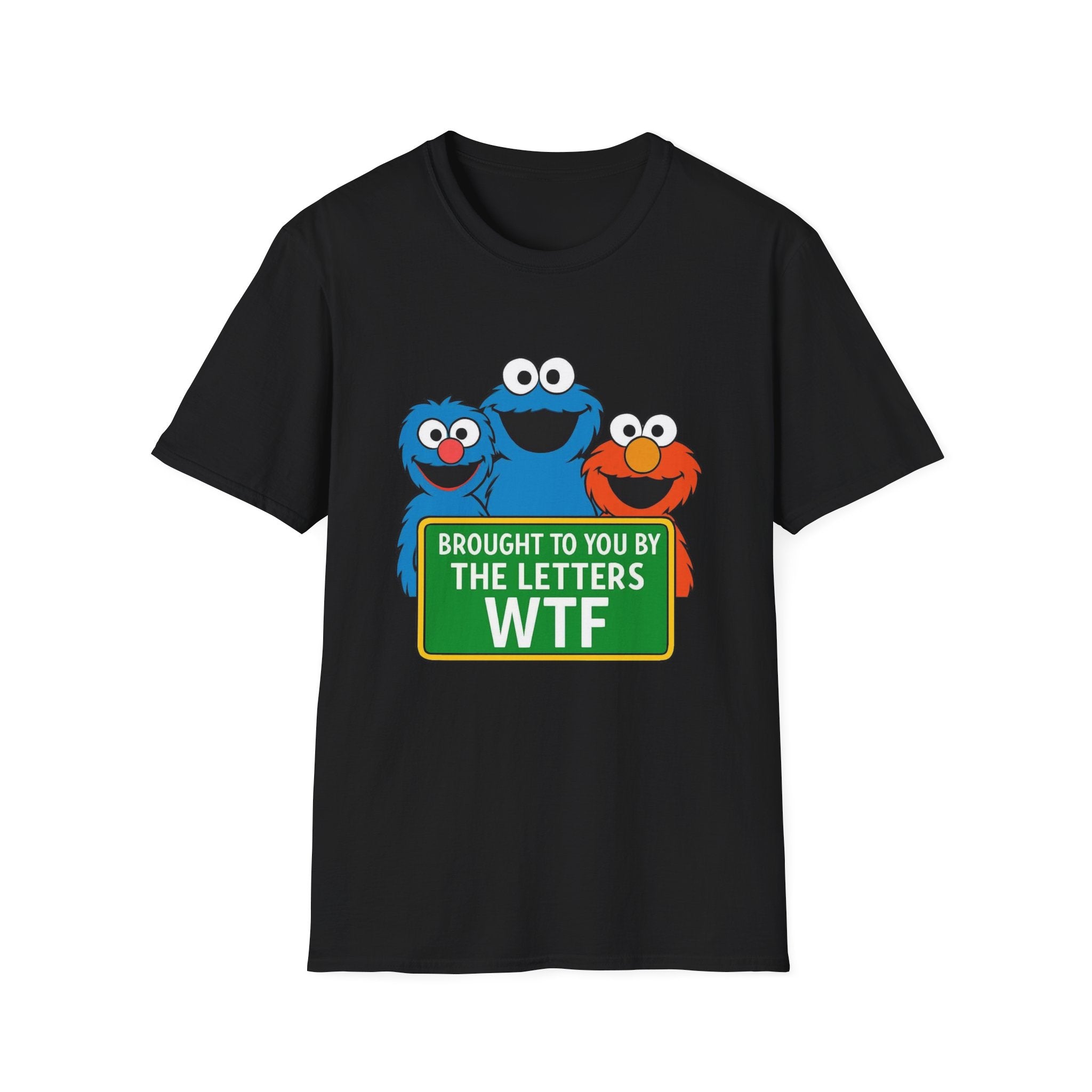 WTF Letters Parody Graphic Tee — Funny & Friendly T-Shirt