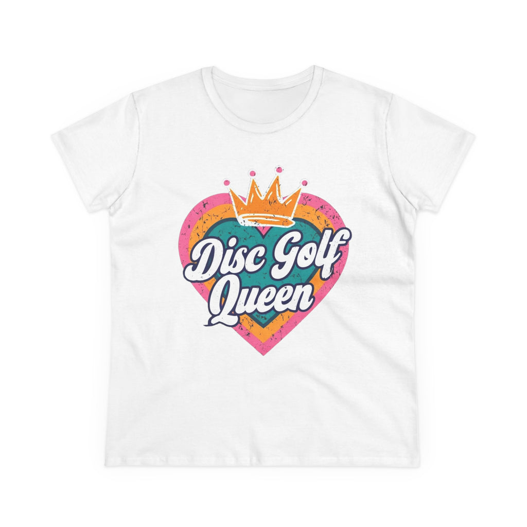 Disc Golf Queen Women's Tee, Fun Disc Golf T-Shirt, Sporty Graphic Tee, Gift for Disc Golf Lovers, Casual Outfit, Summer Wardrobe