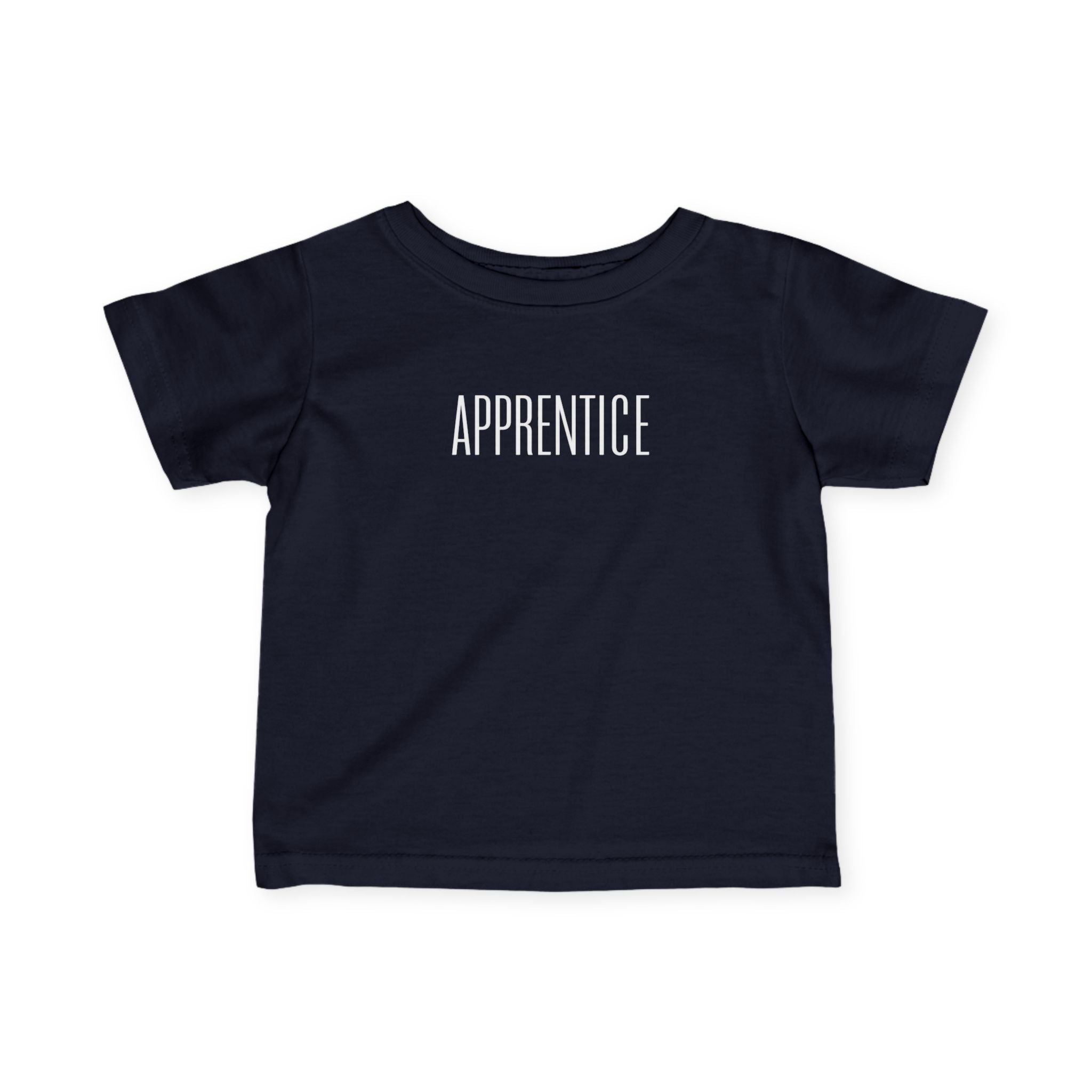 Infant Tee — 'Apprentice' Minimalist Baby Shirt (Neutral)