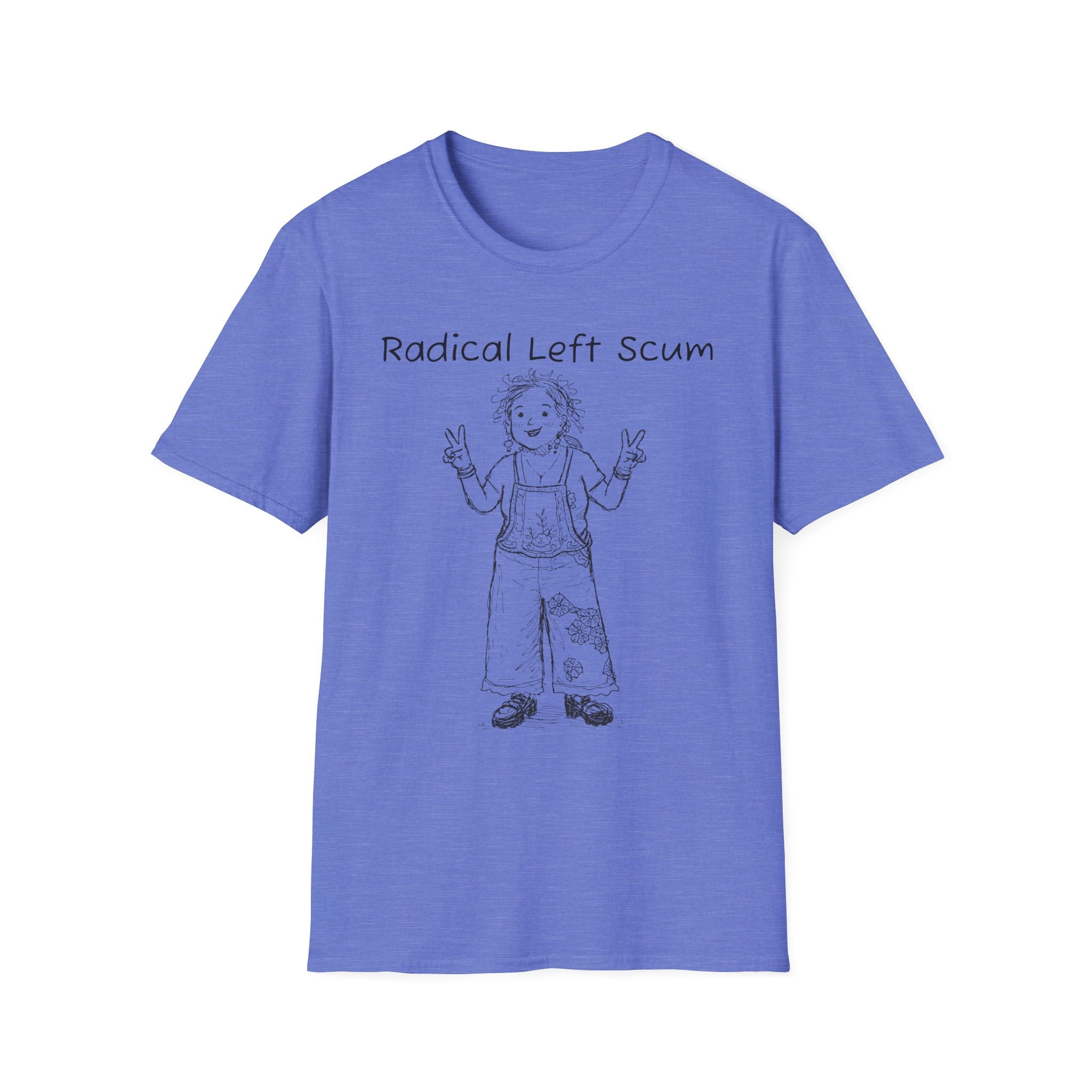 Radical Left Scum T-Shirt — Provocative Political Graphic Tee Anti Trump Streetwear