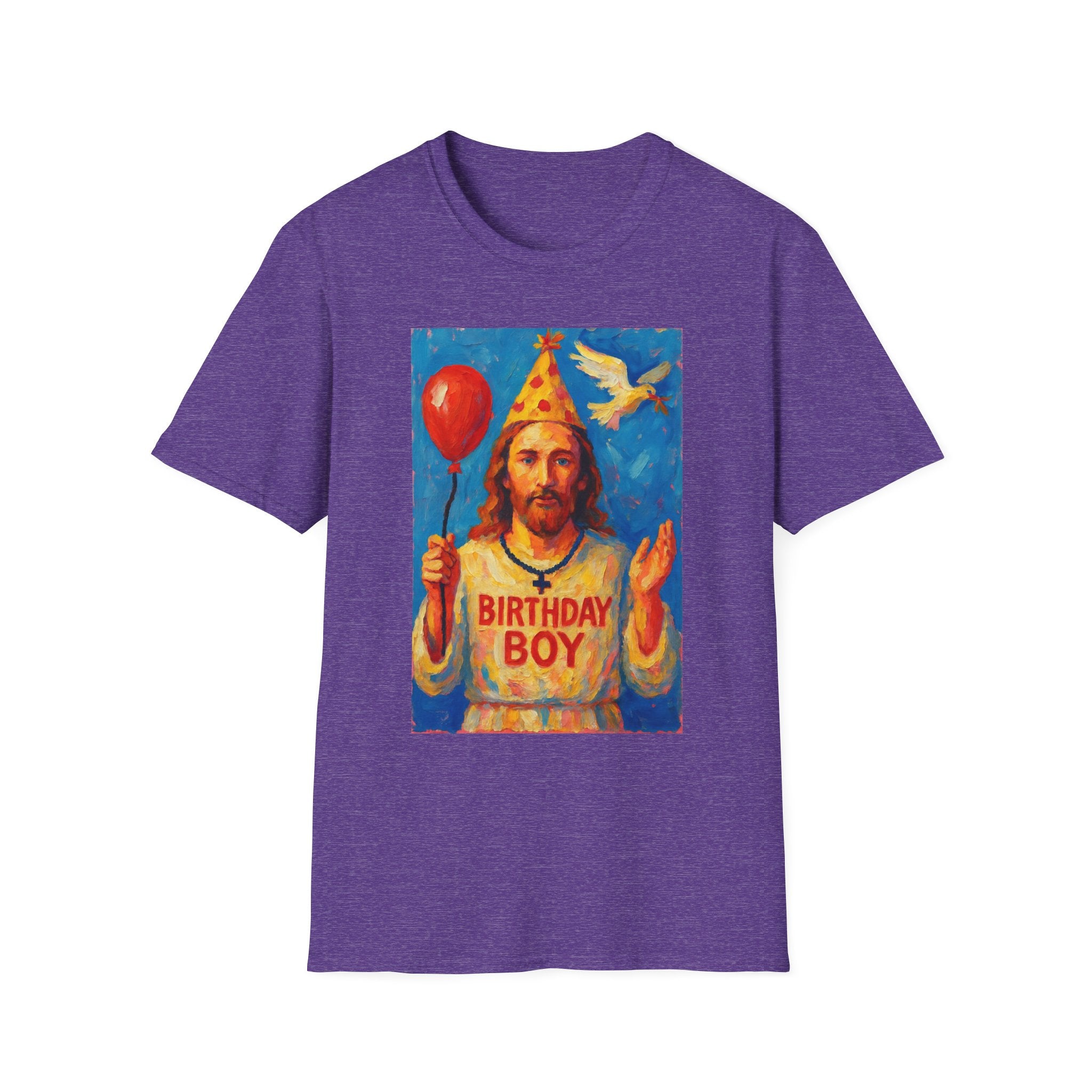 Vintage Religious Icon Birthday Boy T-Shirt Go Jesus, it’s your birthday!