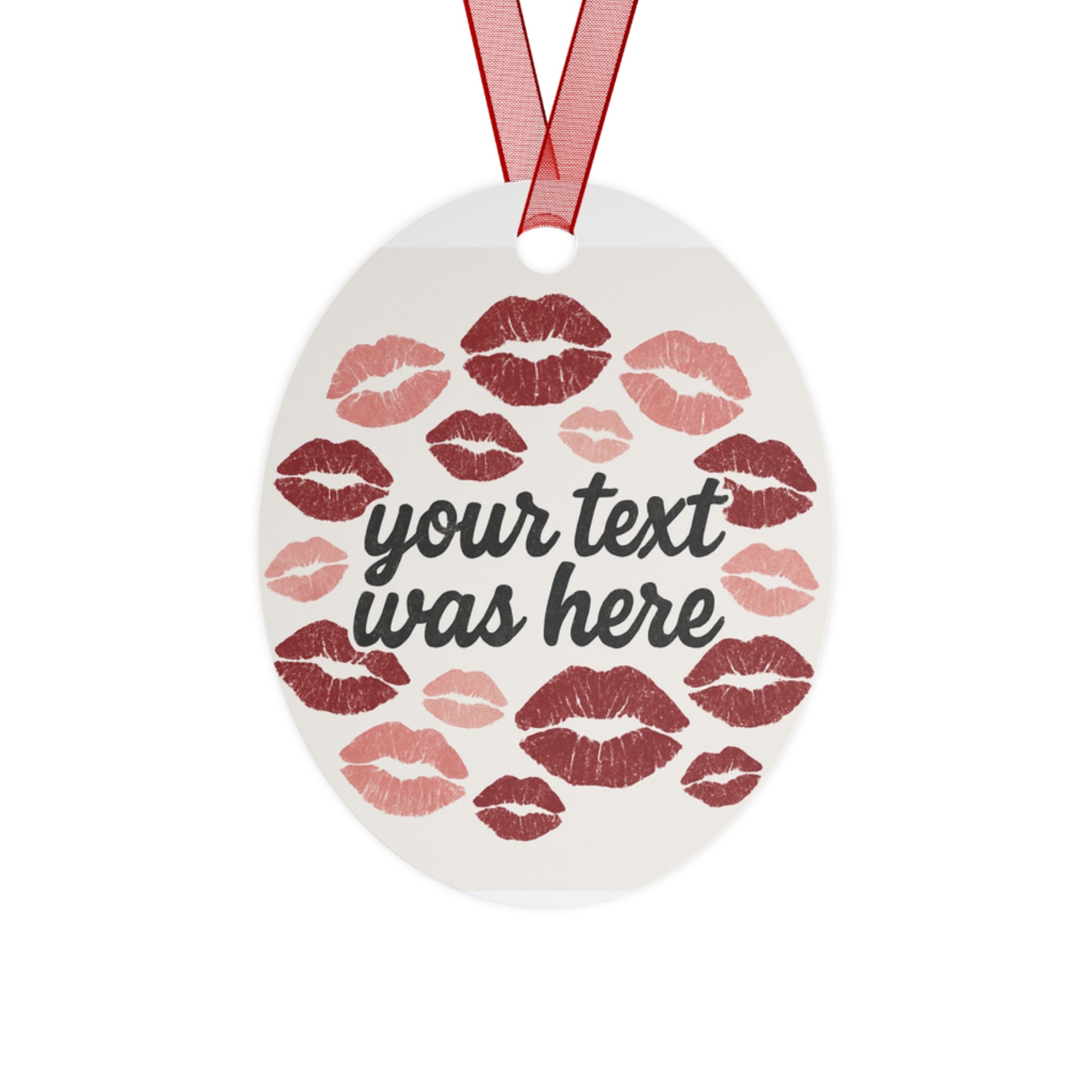 Custom Metal Ornaments personalized to whatever text you would like! Nana was here, Aunty was here. Marry me?