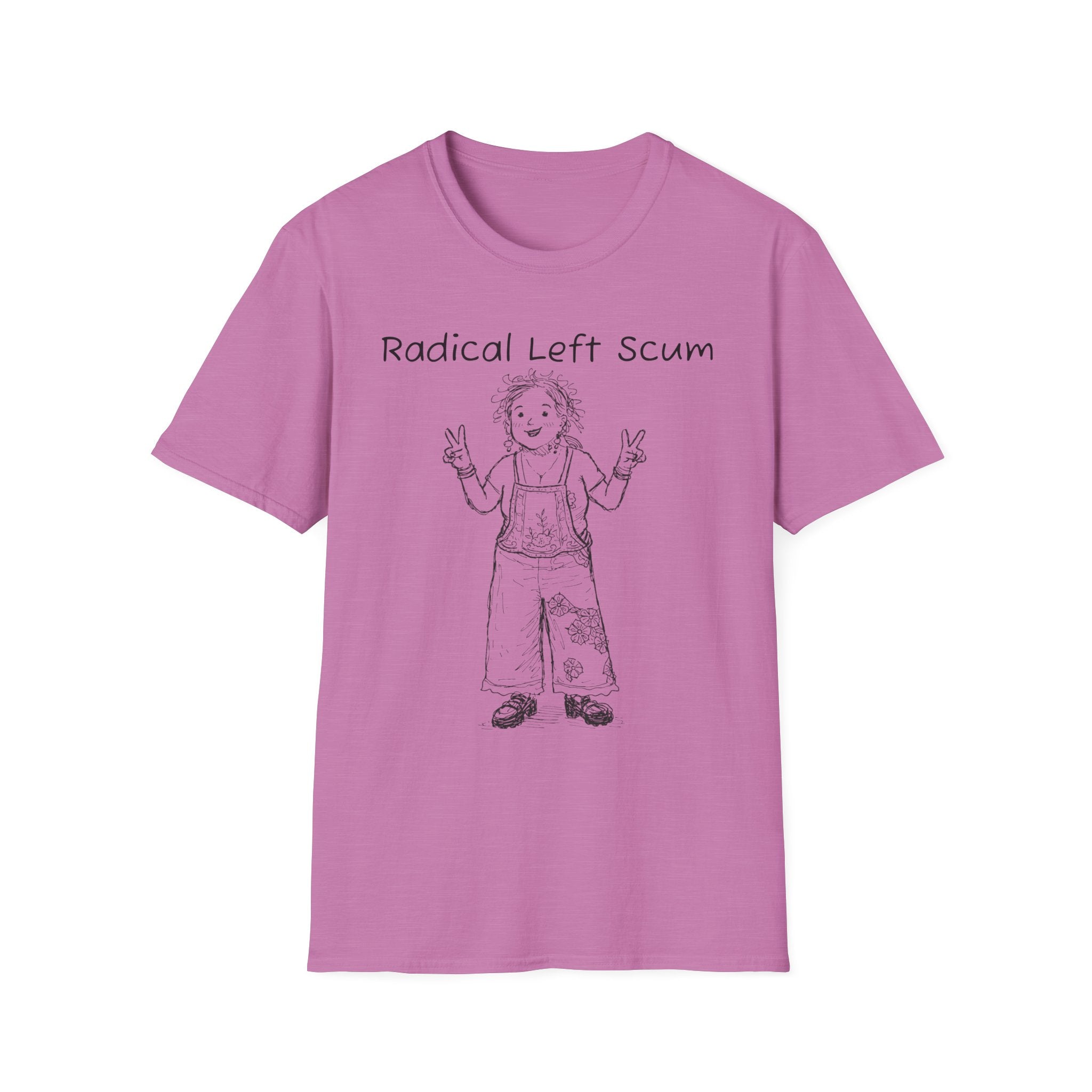Radical Left Scum T-Shirt — Provocative Political Graphic Tee Anti Trump Streetwear