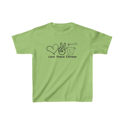 Love Peace Chinese Kids Heavy Cotton™ Tee