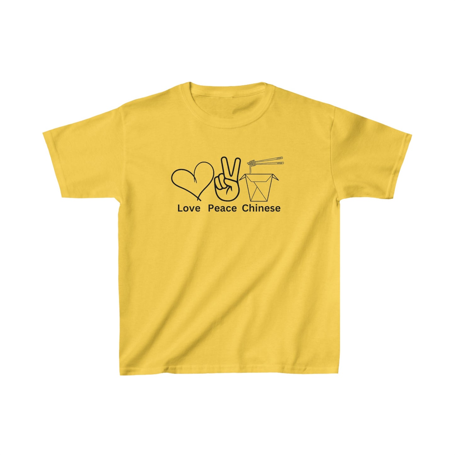 Love Peace Chinese Kids Heavy Cotton™ Tee