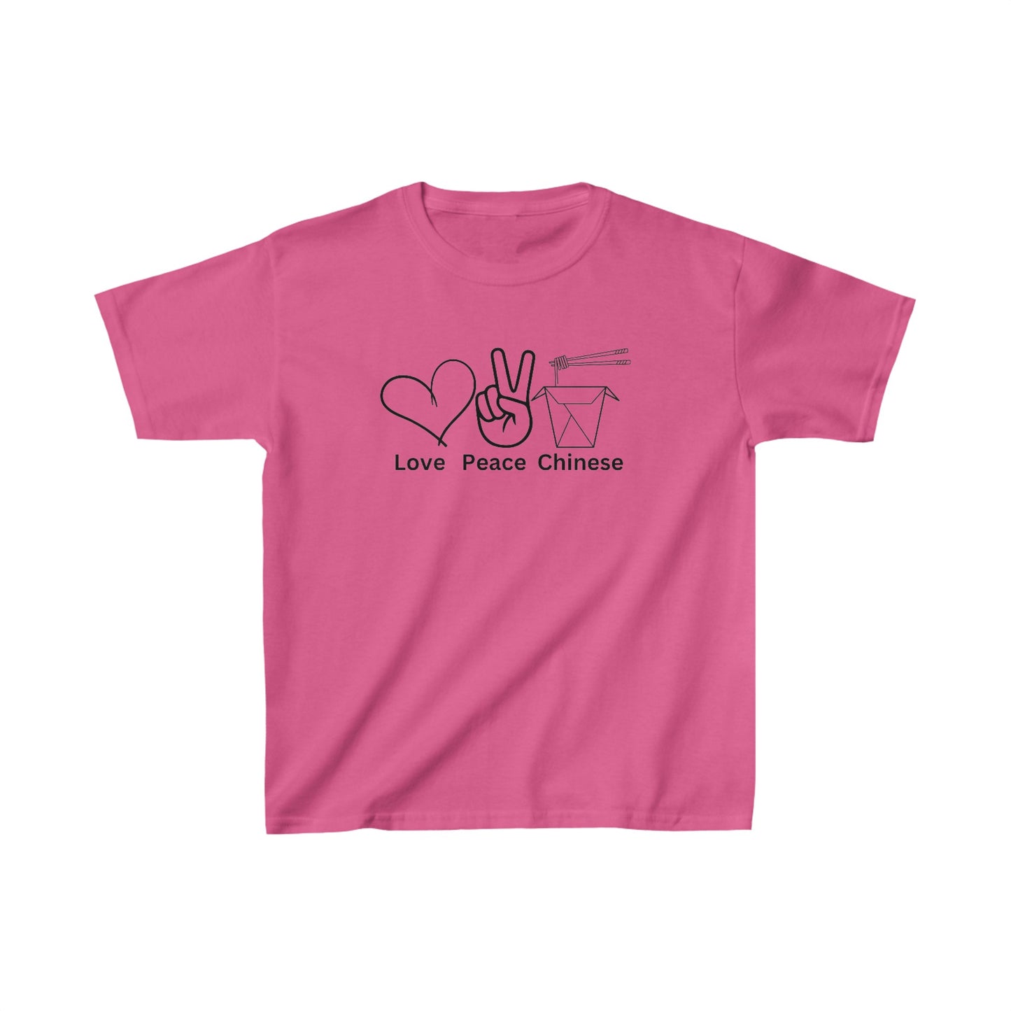 Love Peace Chinese Kids Heavy Cotton™ Tee