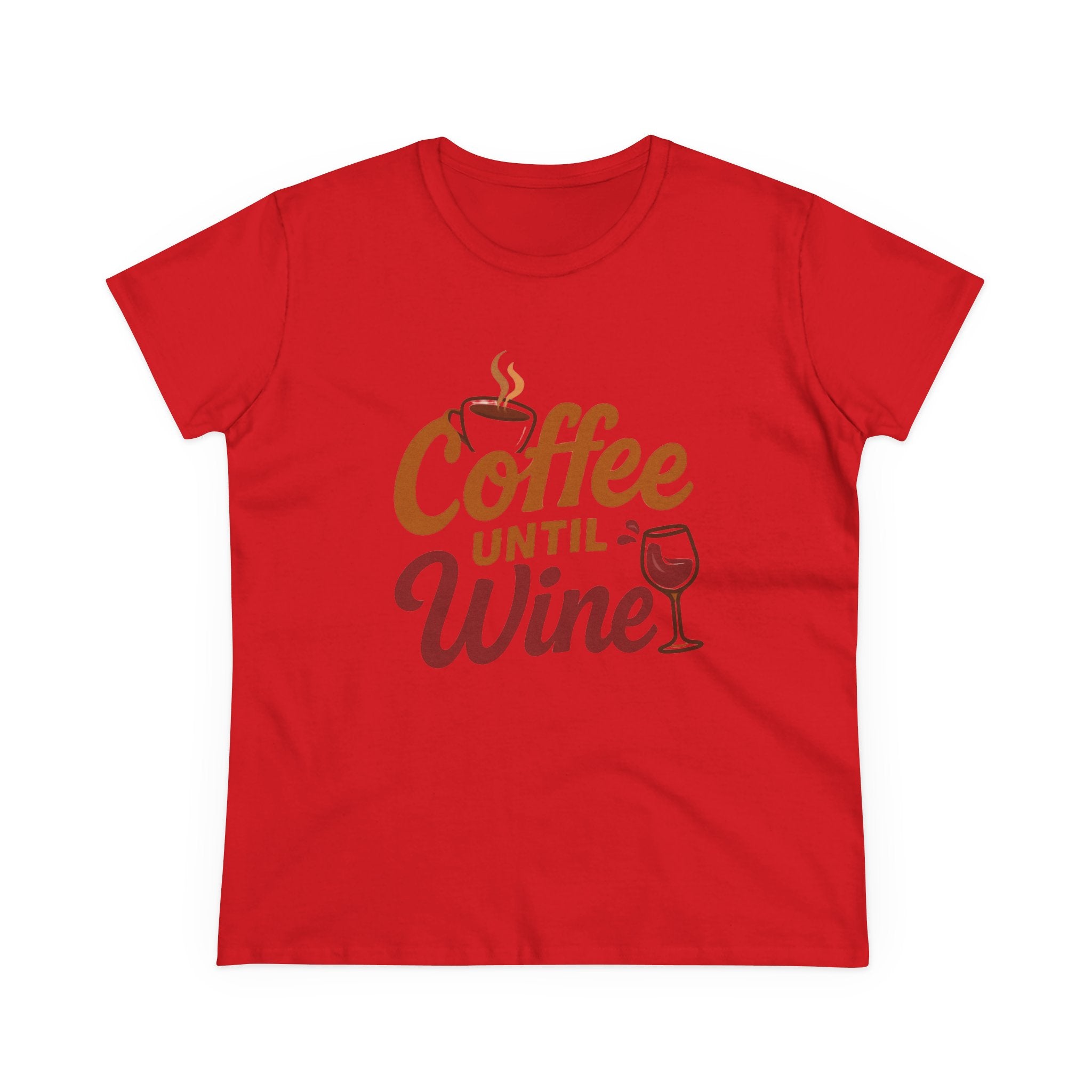 Coffee until wine tshirt coffee lovers wine lovers gift for her cozy, Women's Tee, Graphic Tee, Coffee Shirt, Wine Shirt, Funny Shirt