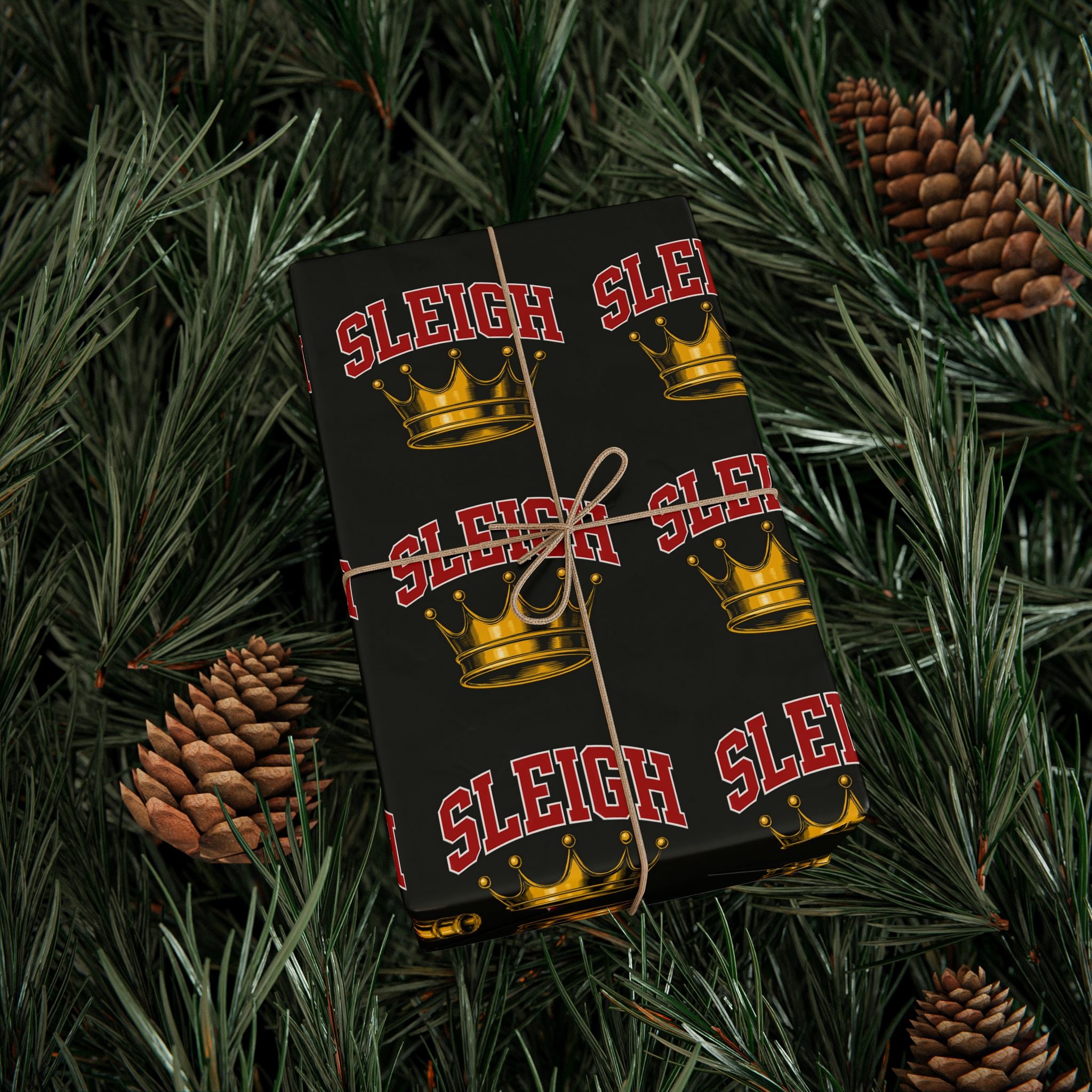 Wrapping Paper - Sleigh Queen Christmas Gift Wrap Slay Queen
