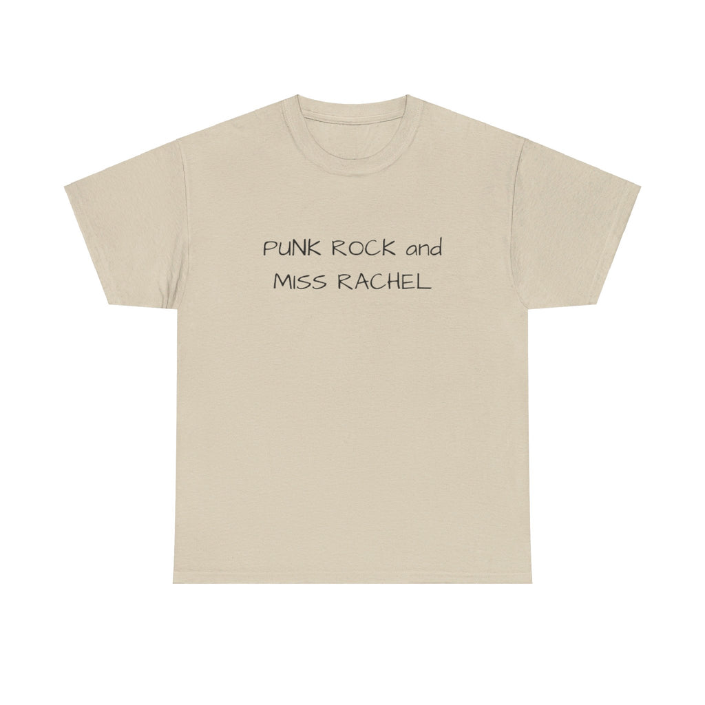 Punk Rock and Miss Rachel Unisex Heavy Cotton Tee