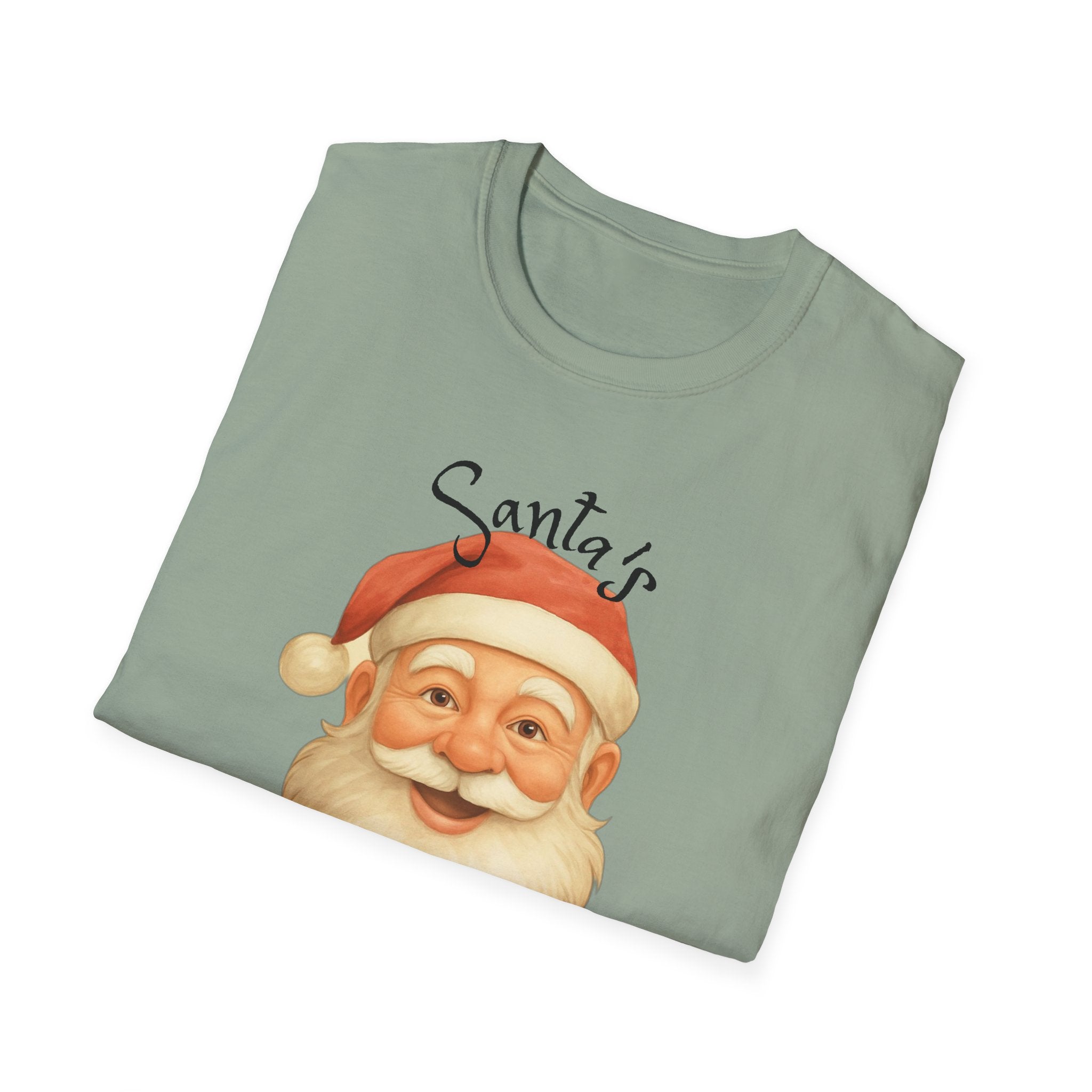 Santa Nurse Christmas T-Shirt, Santa's Favorite Nurse Top, Holiday Gifts for Nurses, Unisex Tee, RN Shirt, Healthcare Worker Apparel