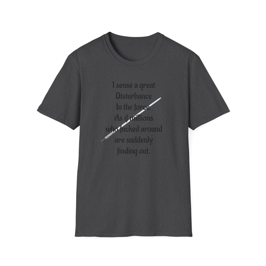 Star Wars FAFO Anti Trump Unisex Softstyle T-Shirt, Disturbance in the Force Tee, Bad Karma Shirt, Political Statement Top