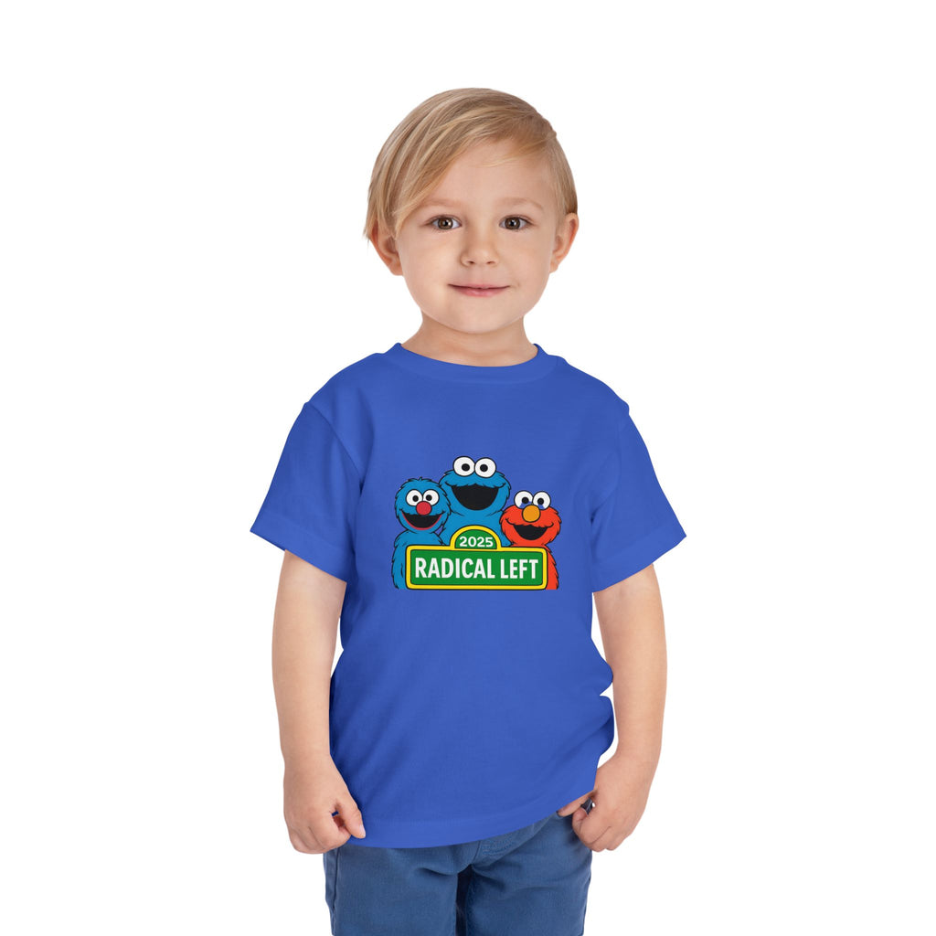 Radical Left Toddler Tee, Cute Kids T-Shirt, Playful Shirt for Babies, Funny Toddler Clothing, Gift for Little Activists