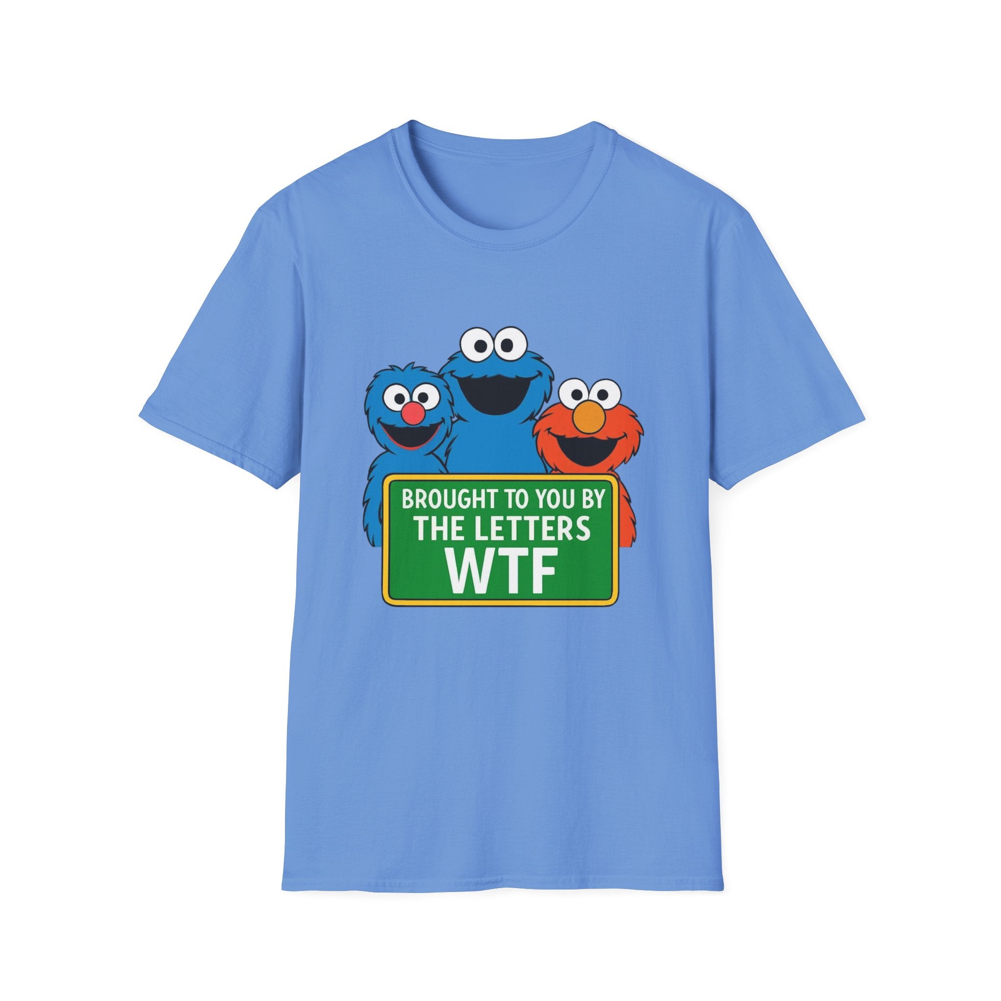 WTF Letters Parody Graphic Tee — Funny & Friendly T-Shirt