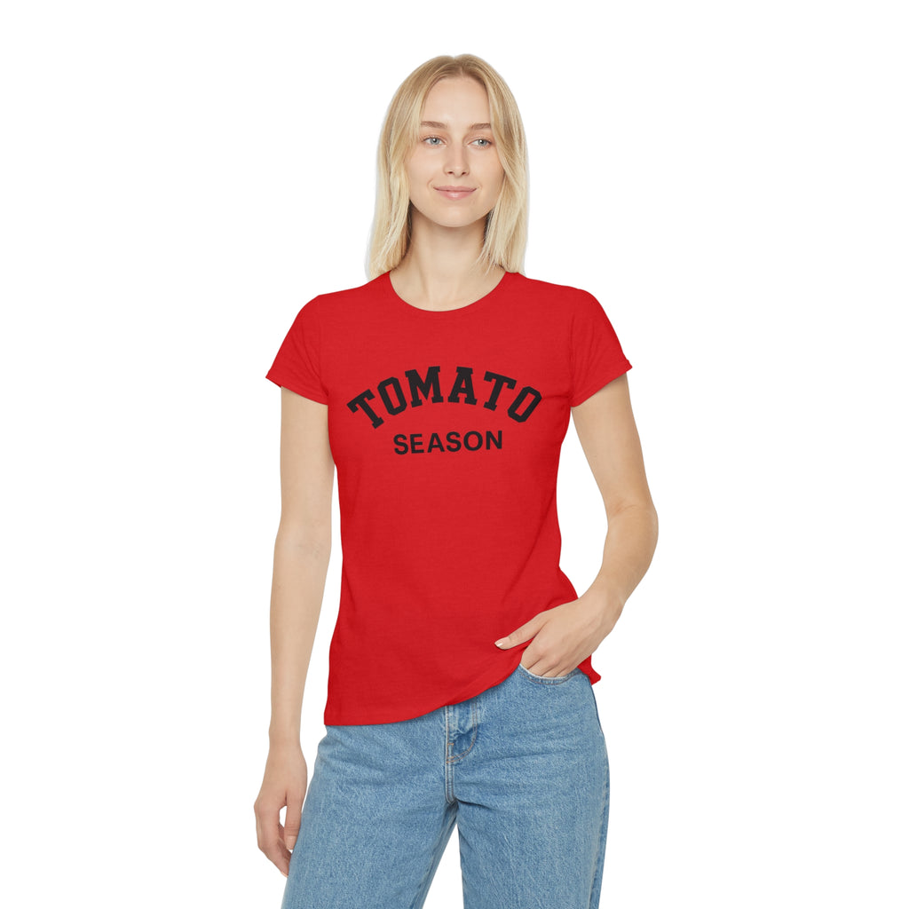 Tomato season Gardening T-Shirt, Tomato Season Shirt, Women's Iconic Tee, Farming Top, Vegetable Garden Apparel